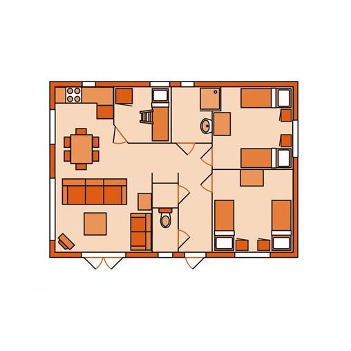 Chalet EM6 à Kustpark Egmond aan Zee