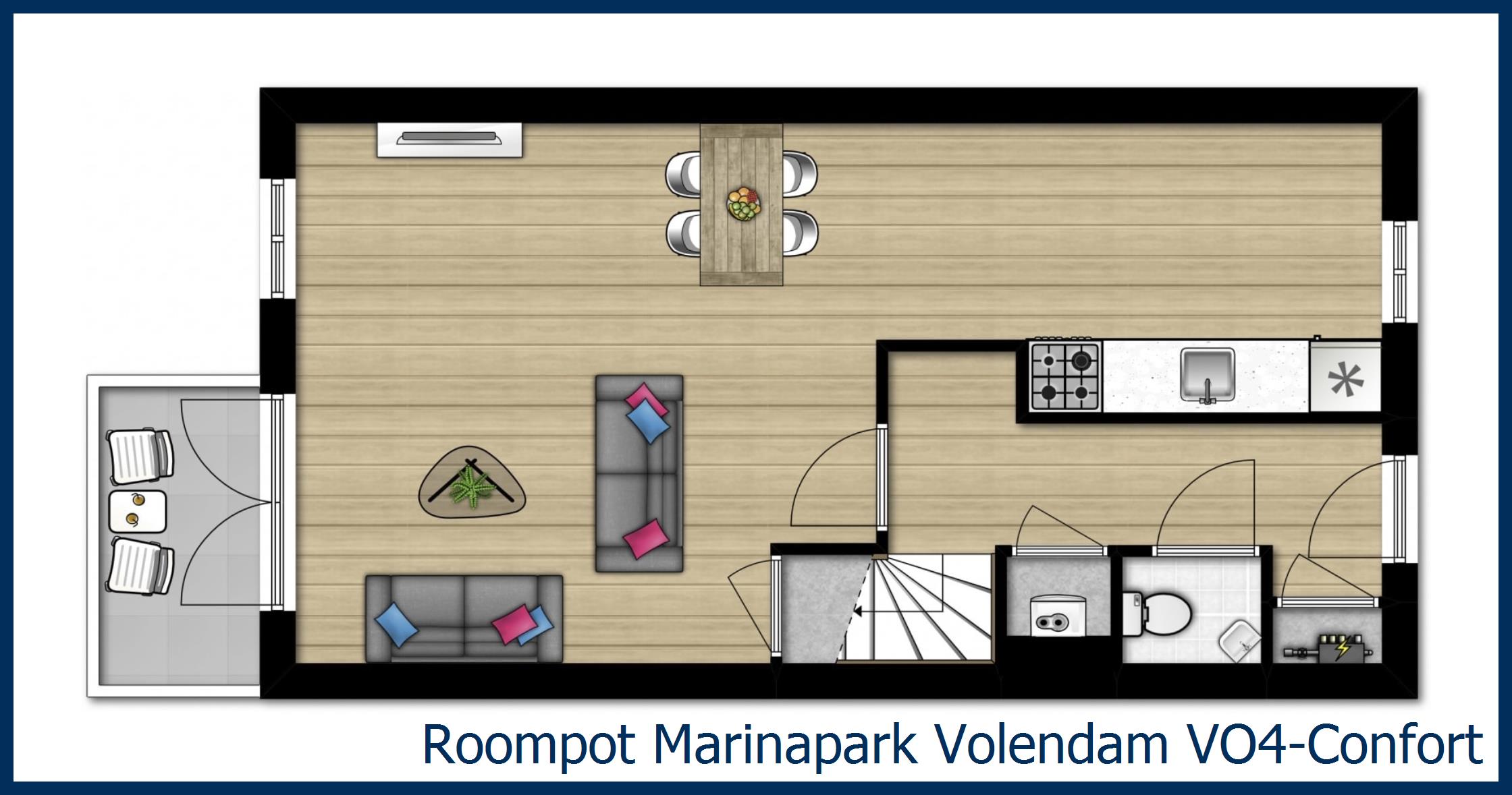 Bungalow VO4-Confort à Marinapark Volendam