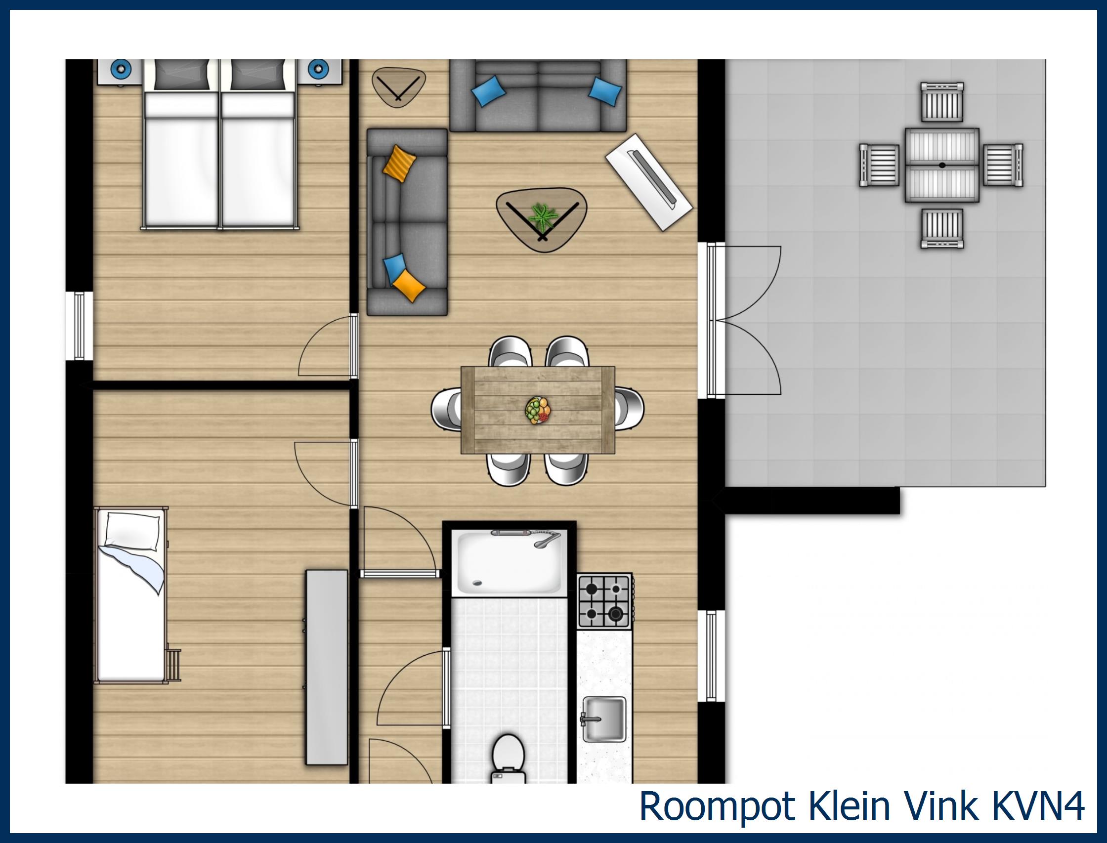 Bungalow KVN4 in Klein Vink