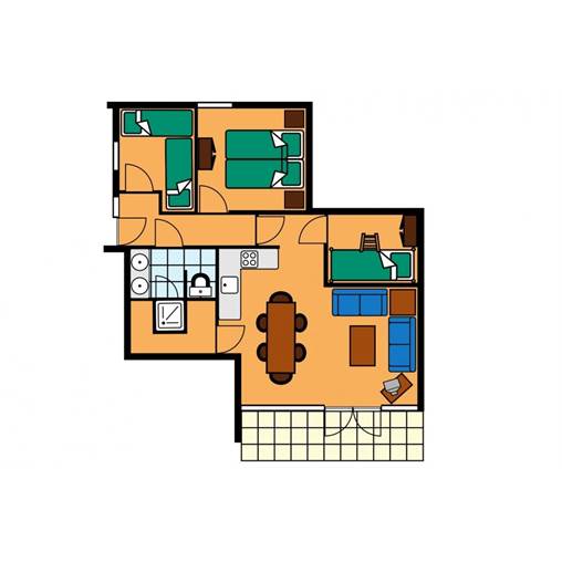 Bungalow KVV6 à Klein Vink