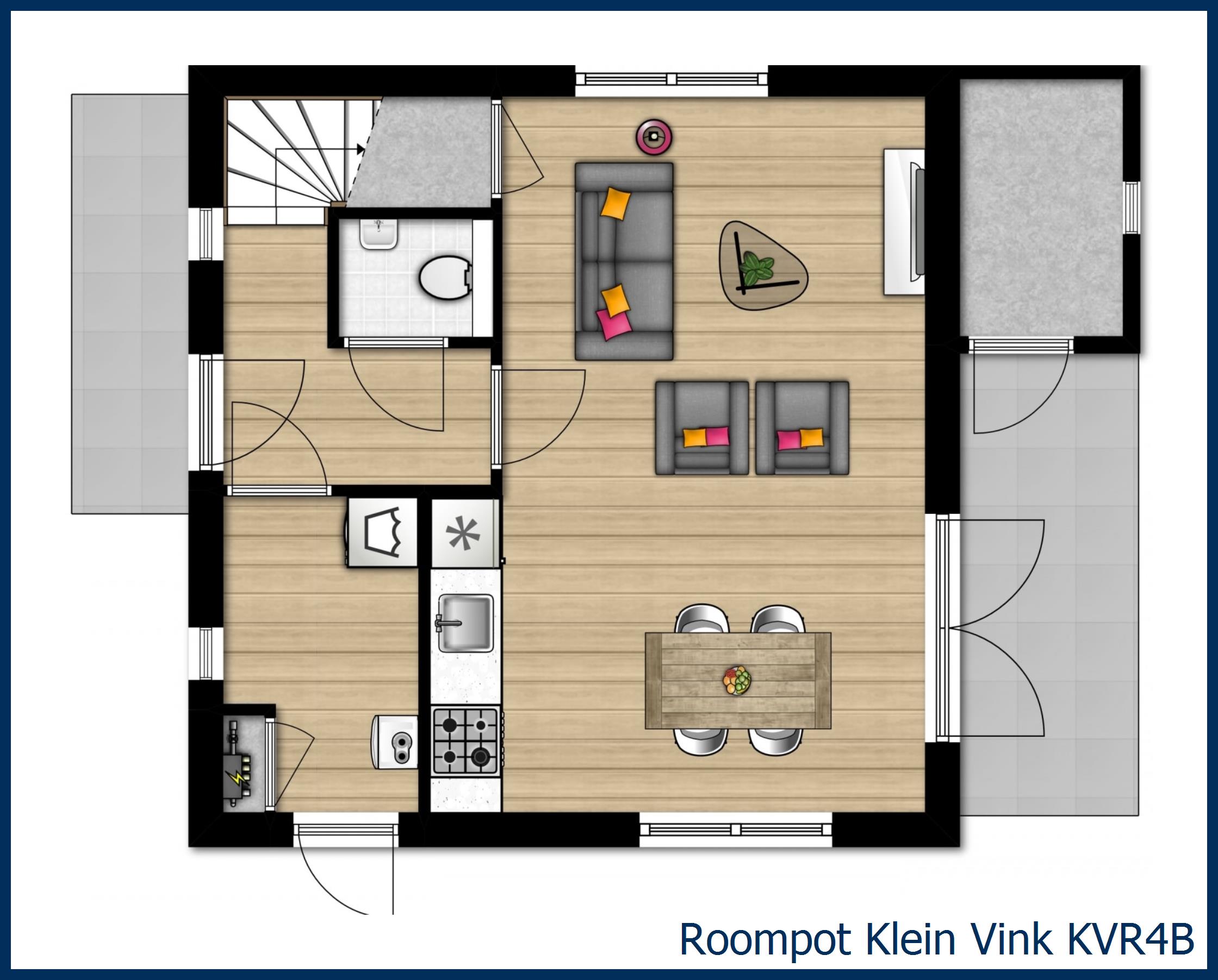 Bungalow KVR4B à Klein Vink