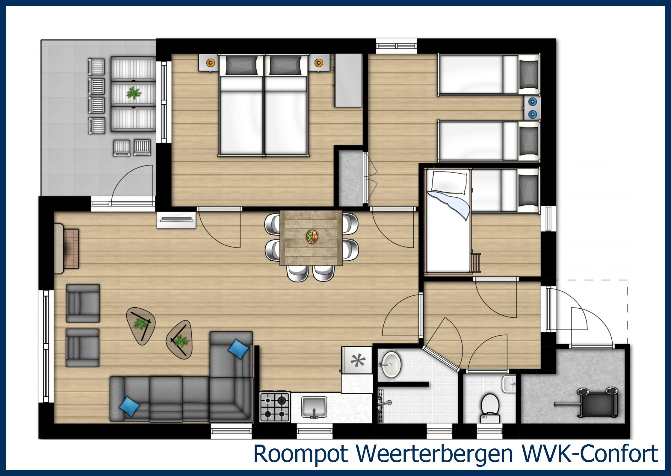 Bungalow WVK-Confort à Weerterbergen