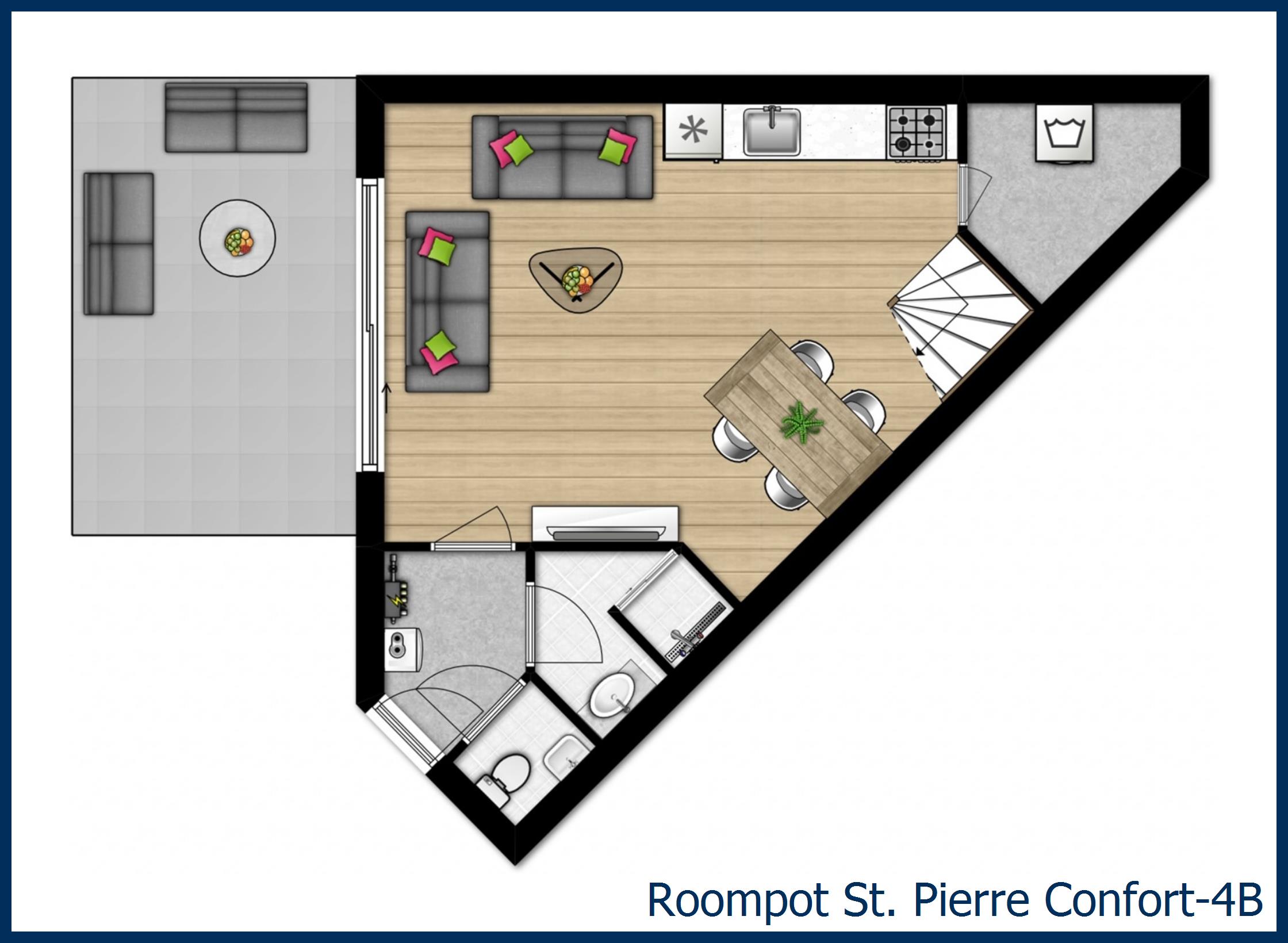 Bungalow Confort-4B à St. Pierre