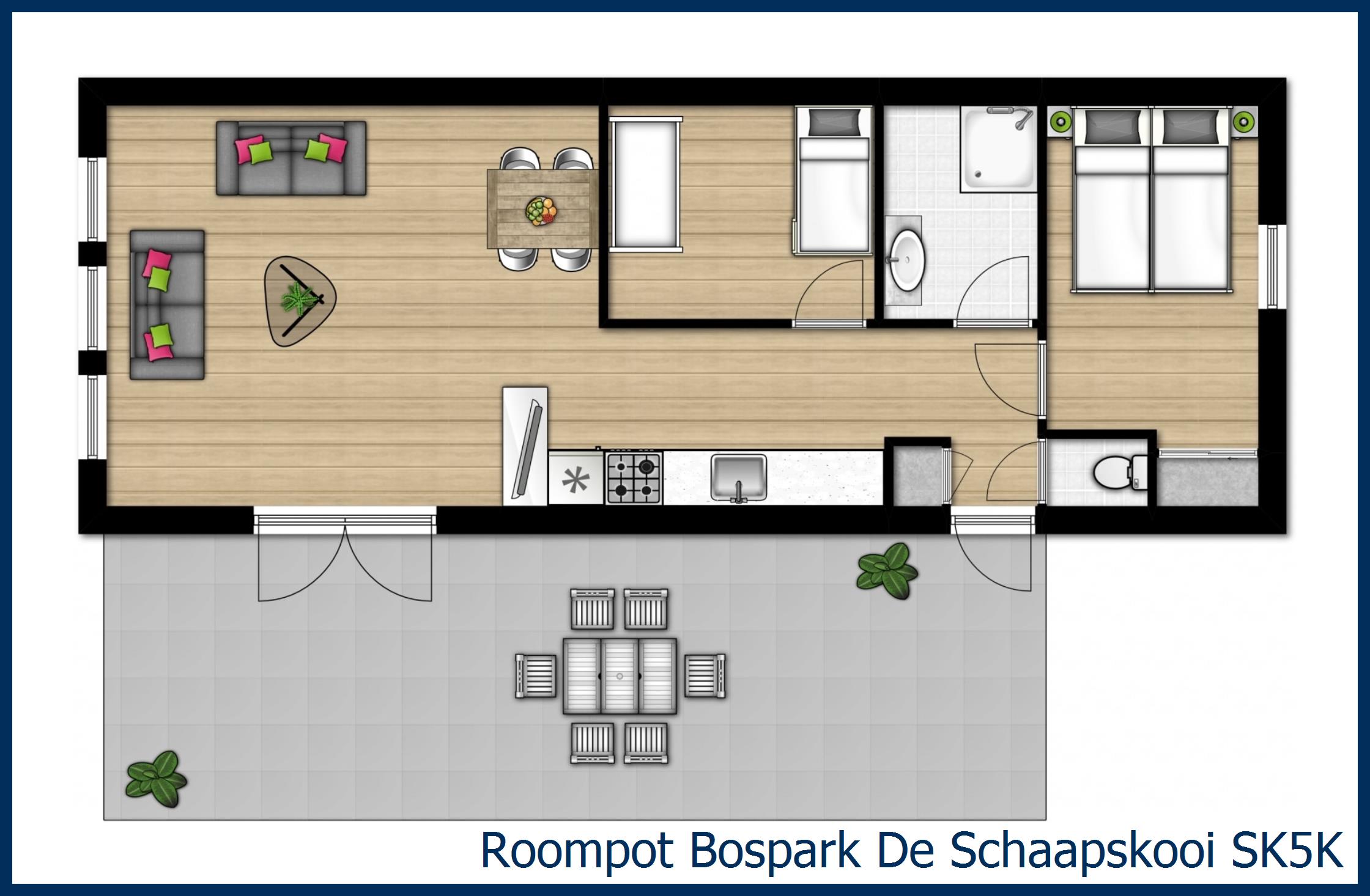 Chalet SK5K in Bospark De Schaapskooi