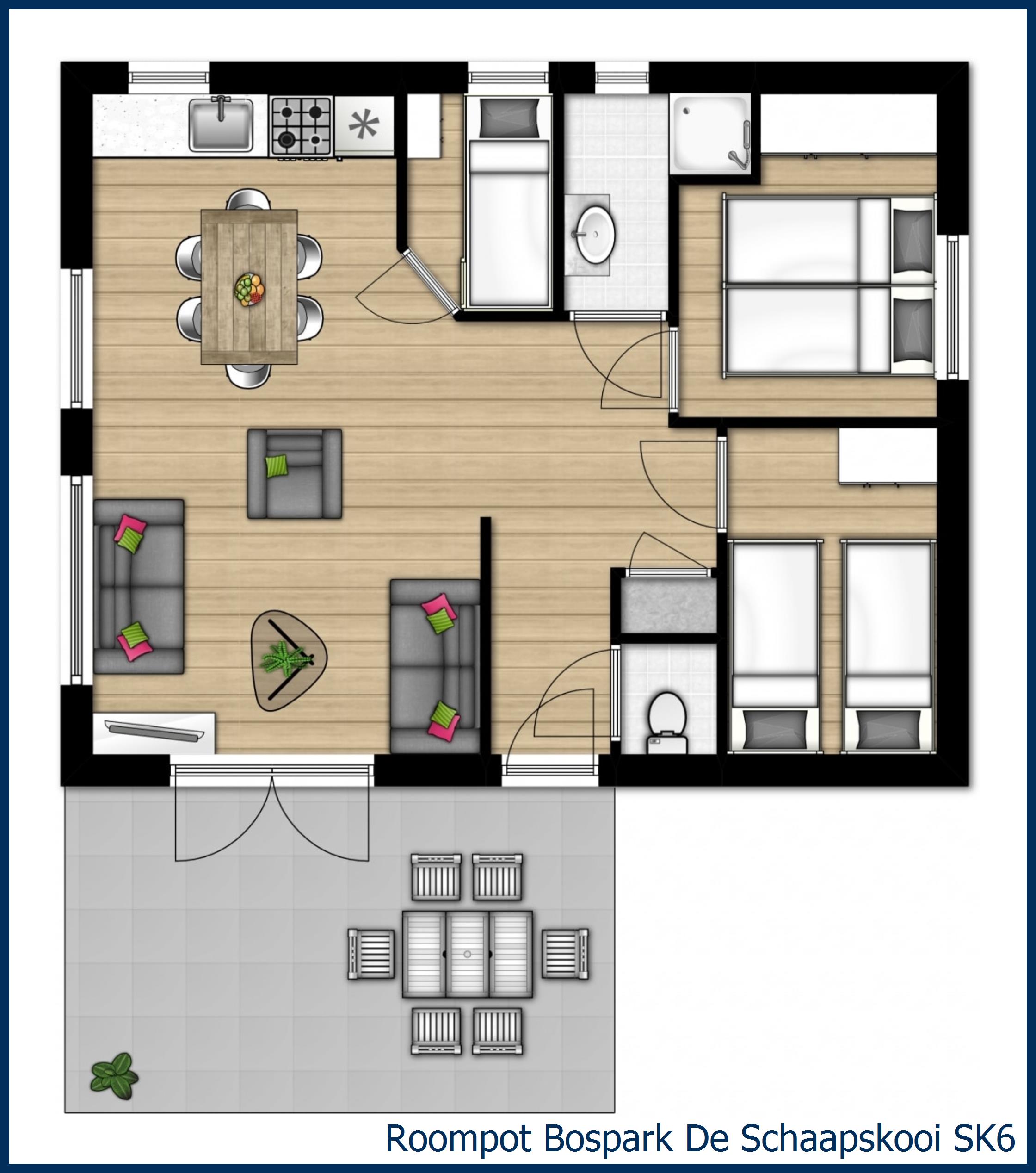Chalet SK6 à Bospark De Schaapskooi