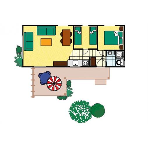 Chalet CF in Beach Resort