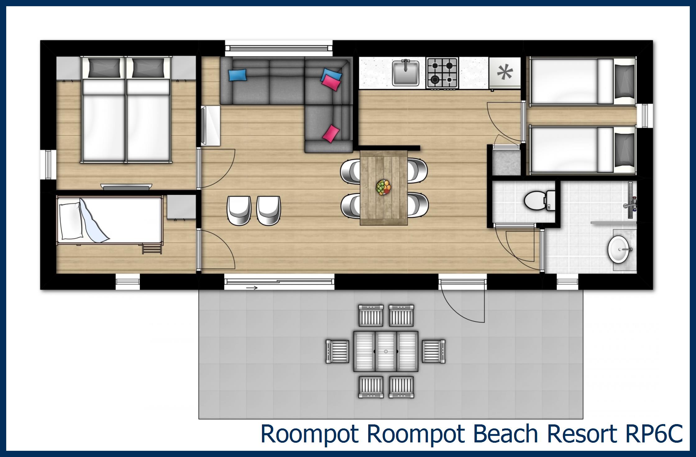 Chalet RP6C à Beach Resort