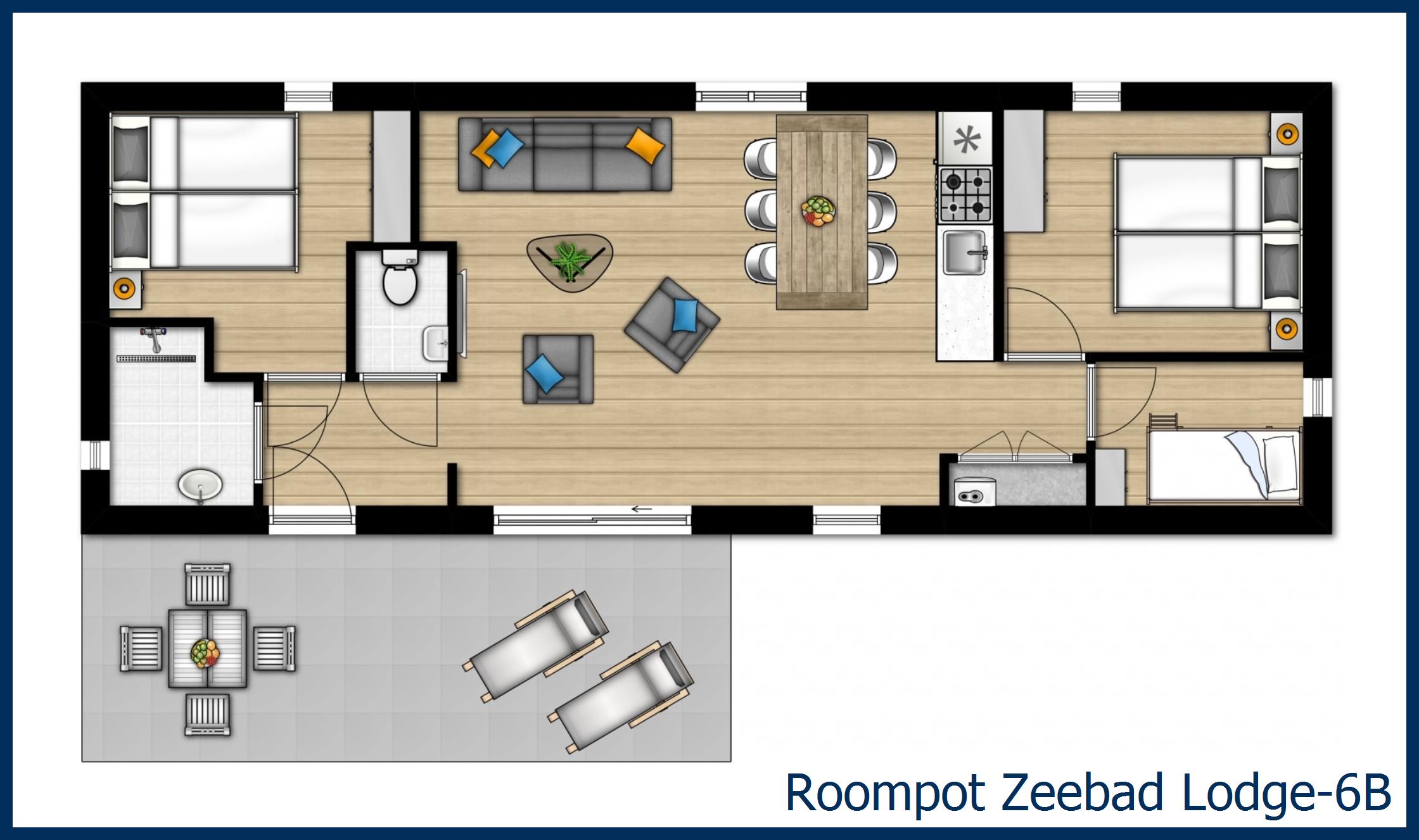 Lodge Lodge-6B in Zeebad