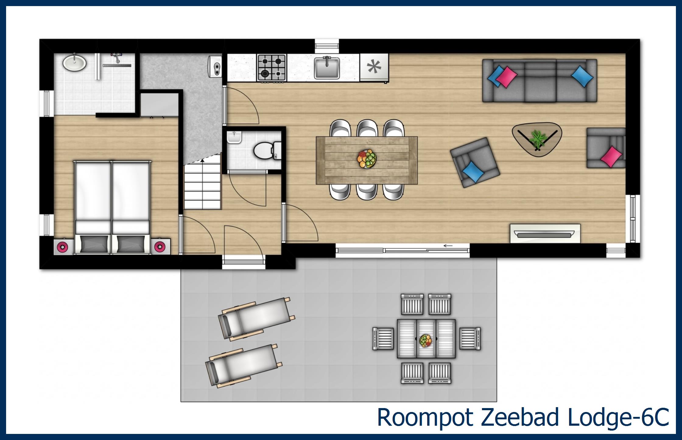 Lodge Lodge-6C in Zeebad