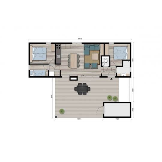 Komfort 6B in Zeebad