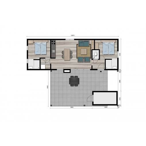 Lodge Komfort-4B in Zeebad