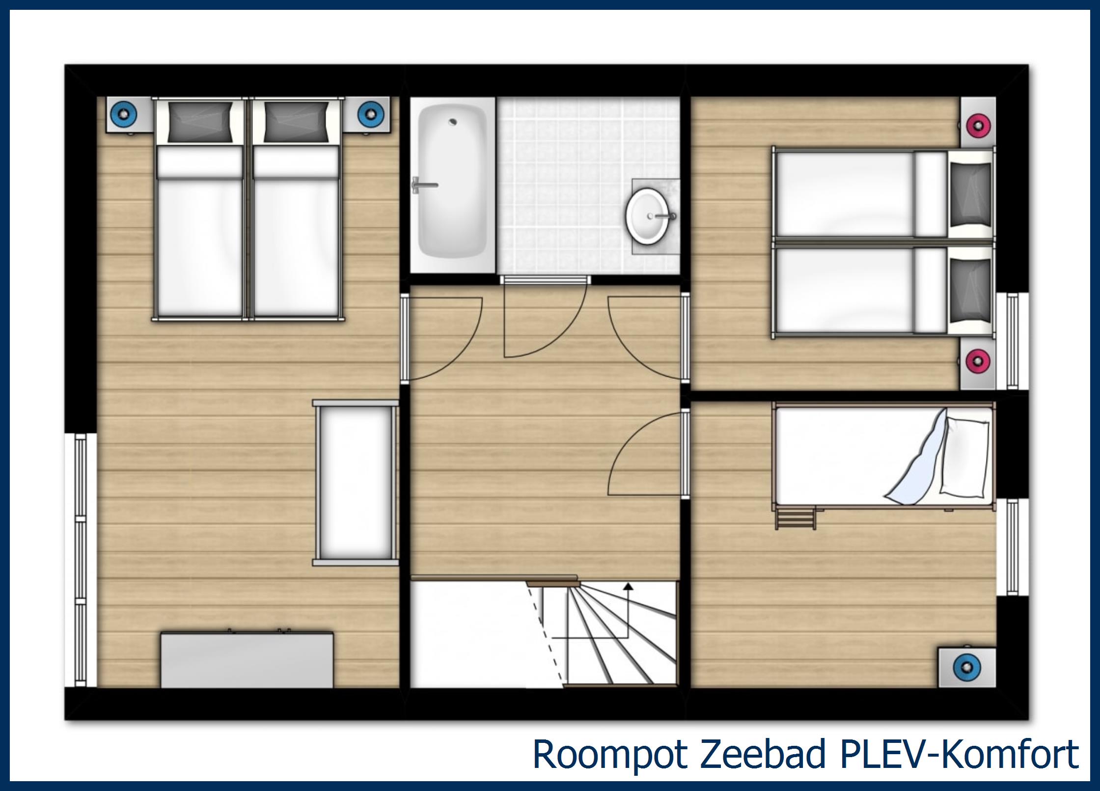 Bungalow PLEV-Komfort in Zeebad