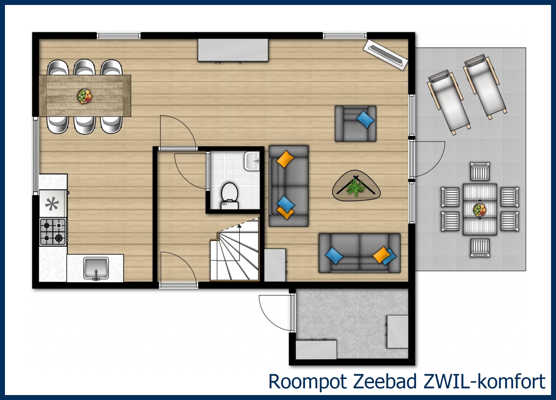 Bungalow ZWIL-komfort in Zeebad