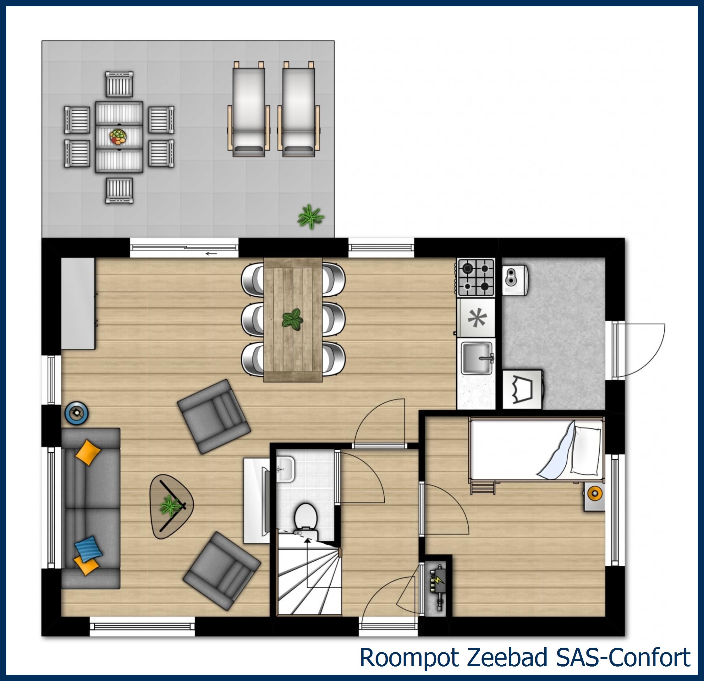 Bungalow SAS-Confort à Zeebad