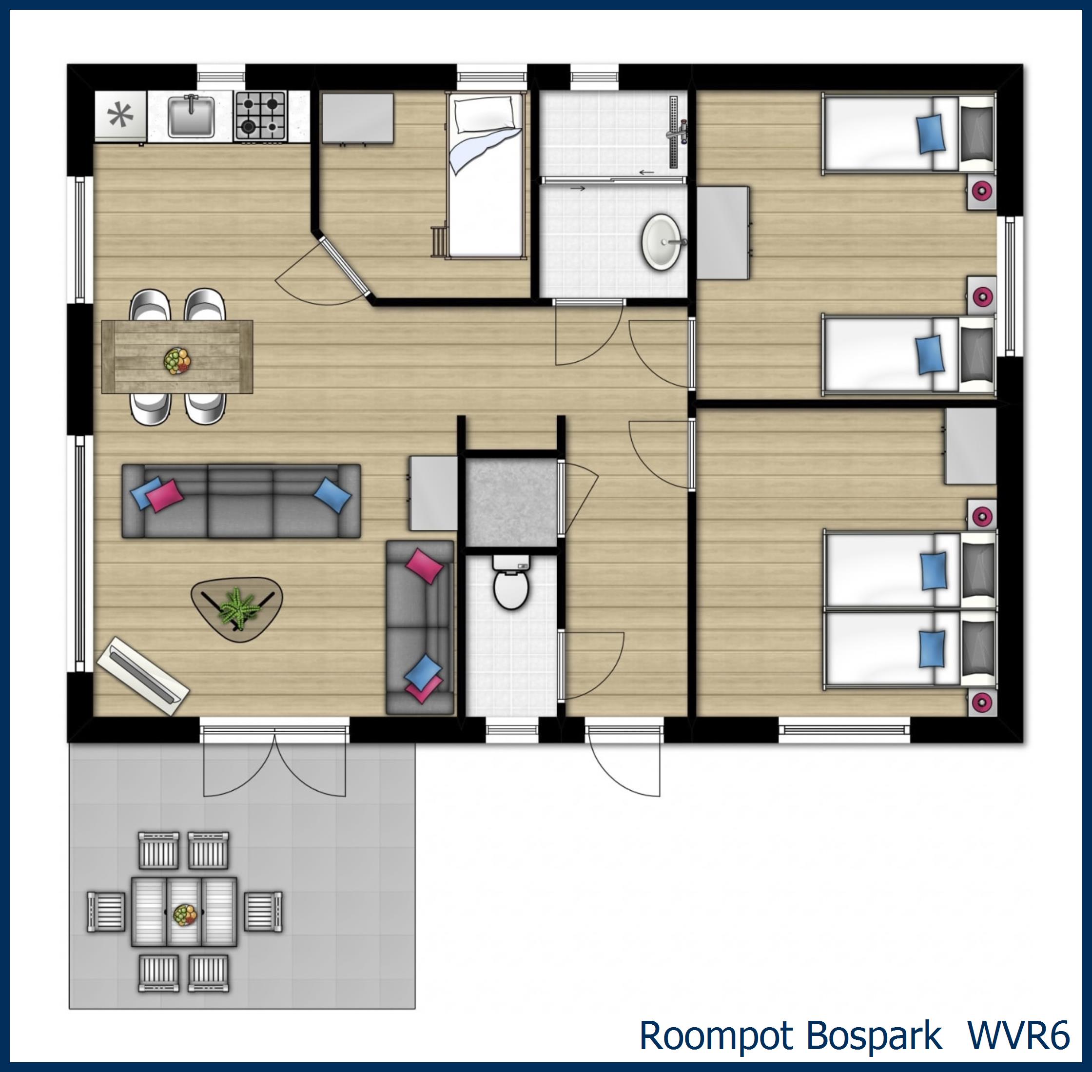 Chalet WVR6 à Bospark 't Wolfsven