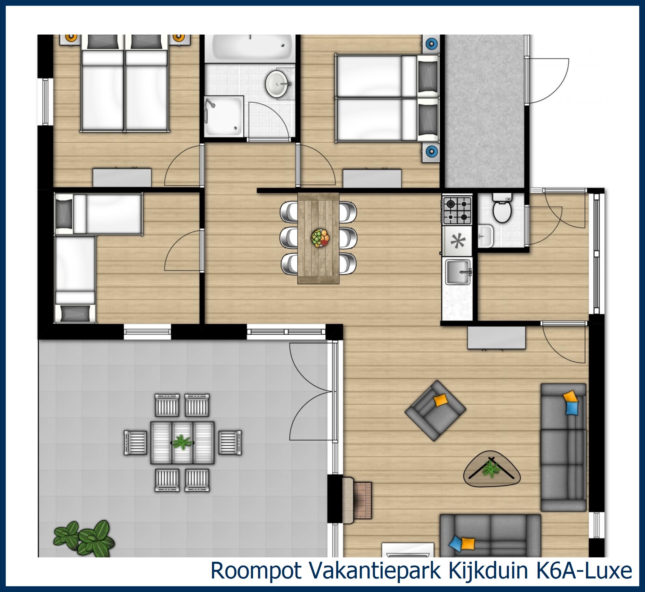 Bungalow K6A-Luxe à Kijkduin