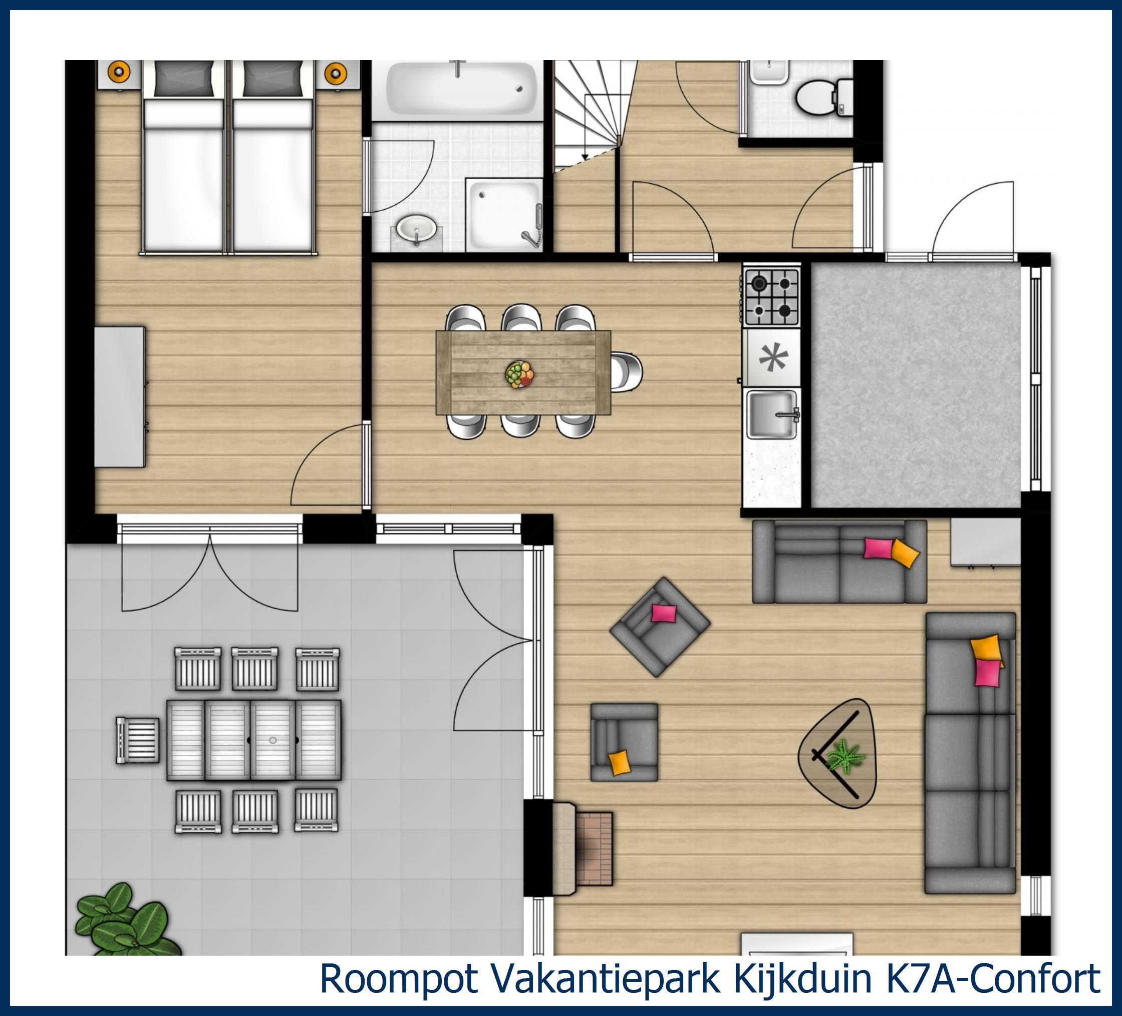 Bungalow K7A-Confort à Kijkduin