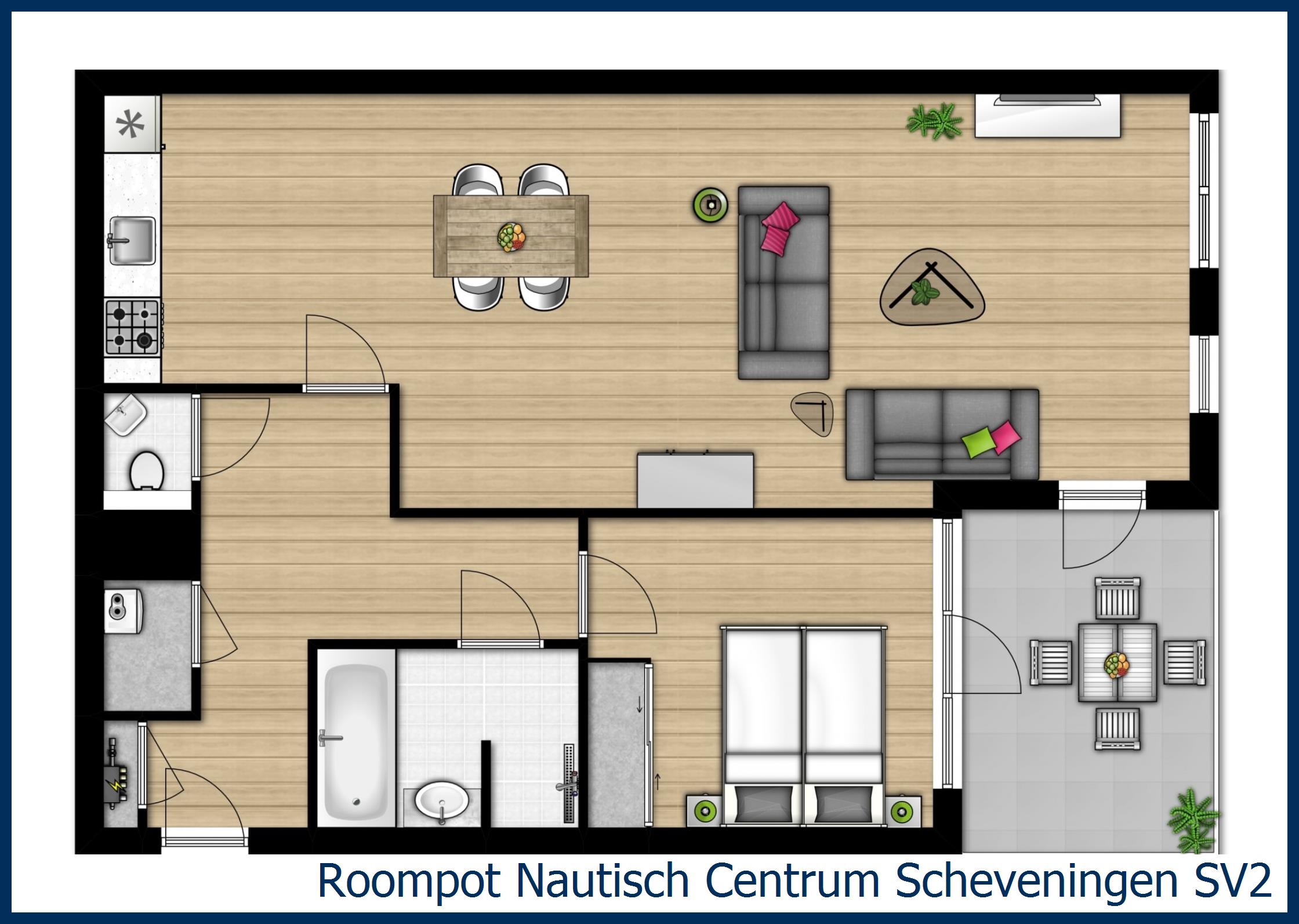 Appartement SV2 in Nautisch Centrum Scheveningen