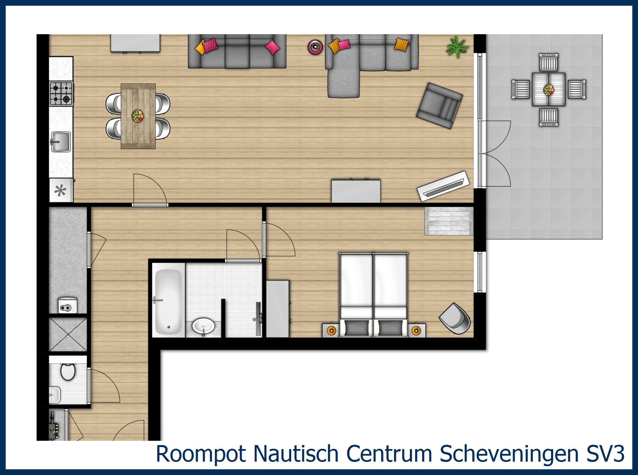 Appartement SV3 in Nautisch Centrum Scheveningen