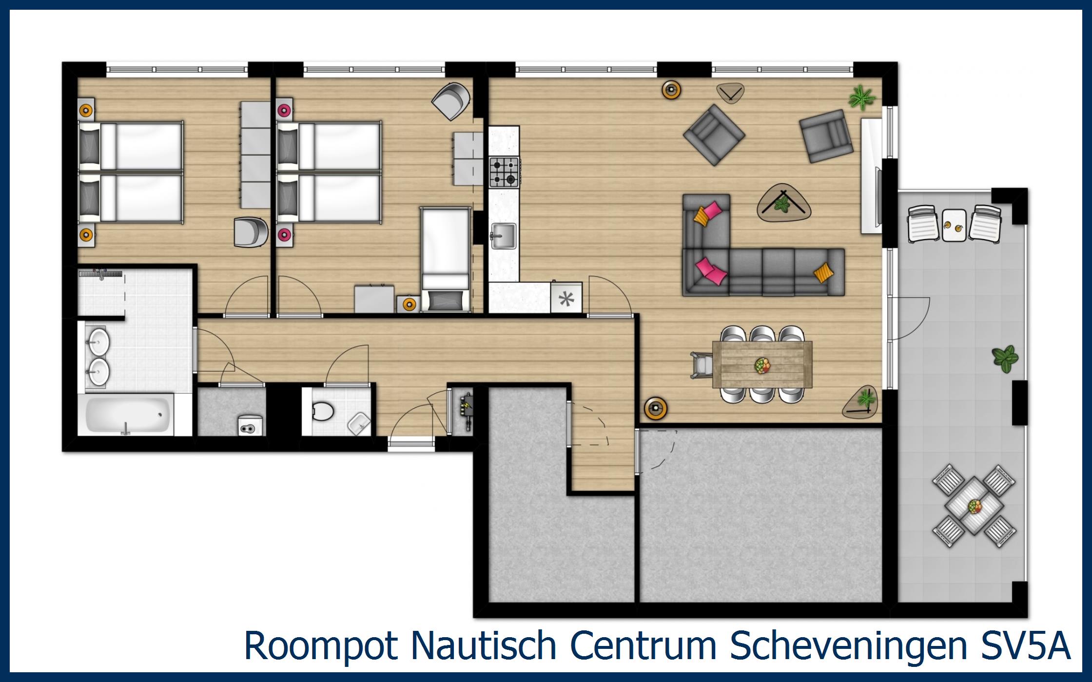 Appartement SV5A in Nautisch Centrum Scheveningen