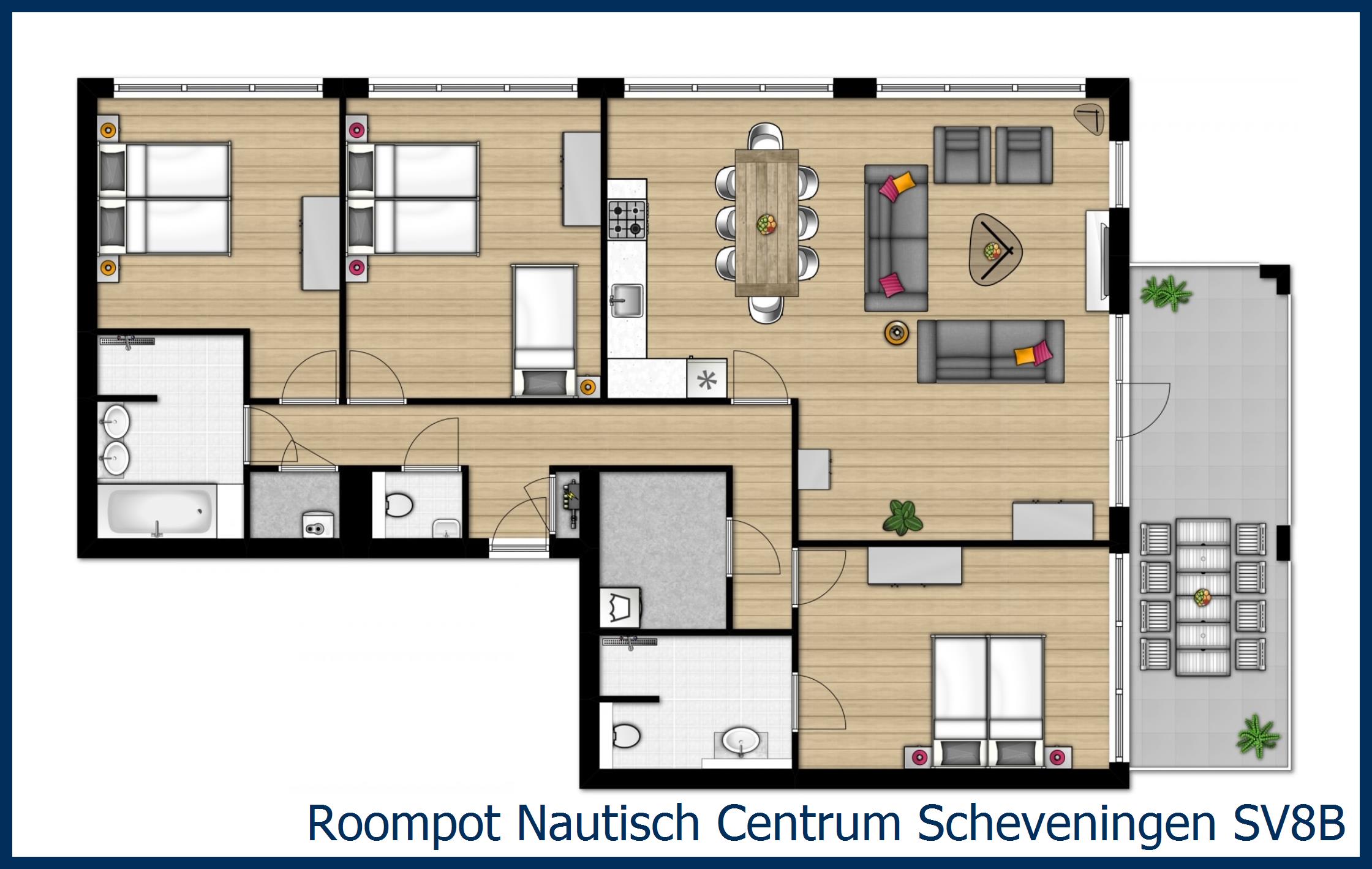 Appartement SV8B in Nautisch Centrum Scheveningen