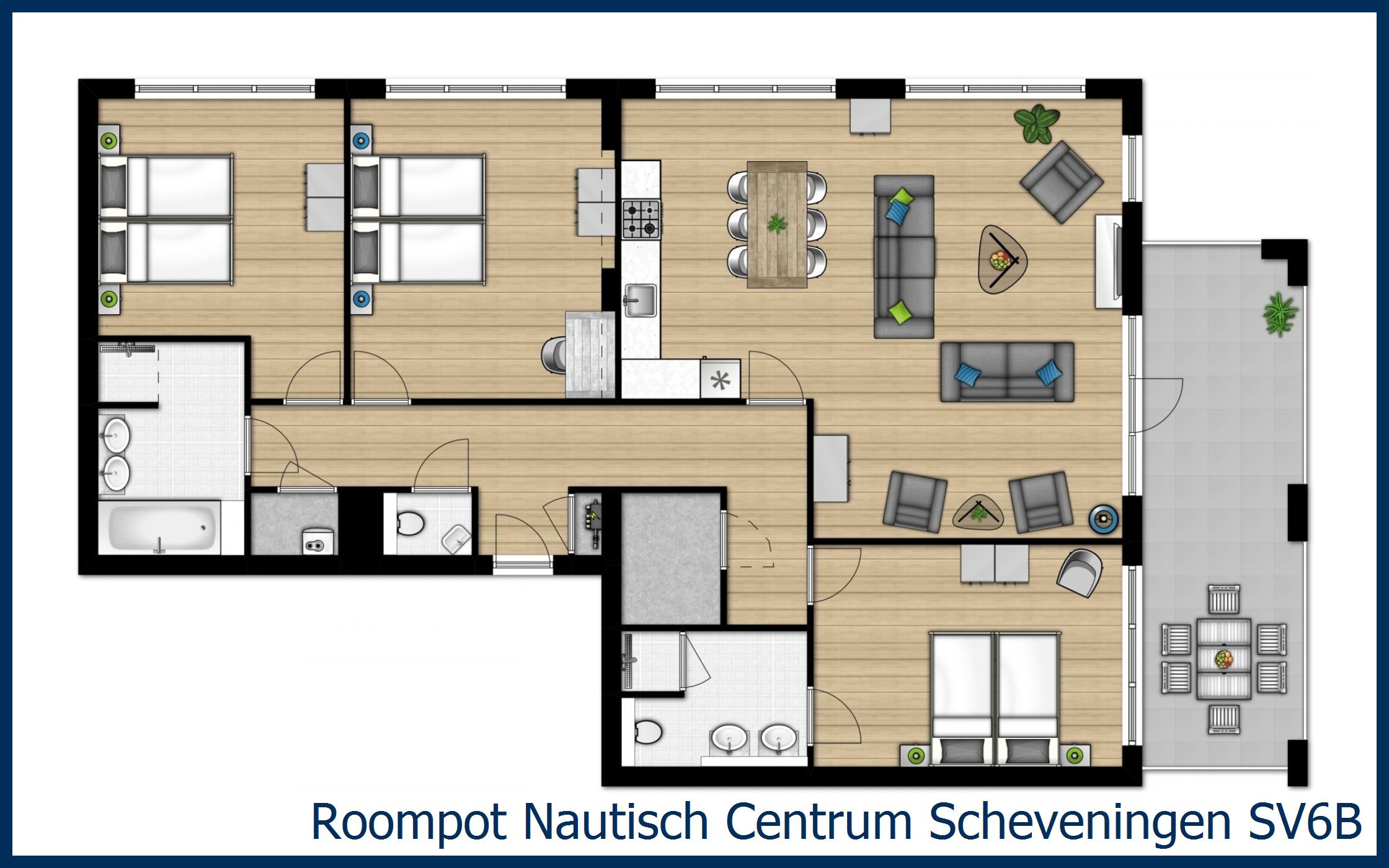 Appartement SV6B à Nautisch Centrum Scheveningen