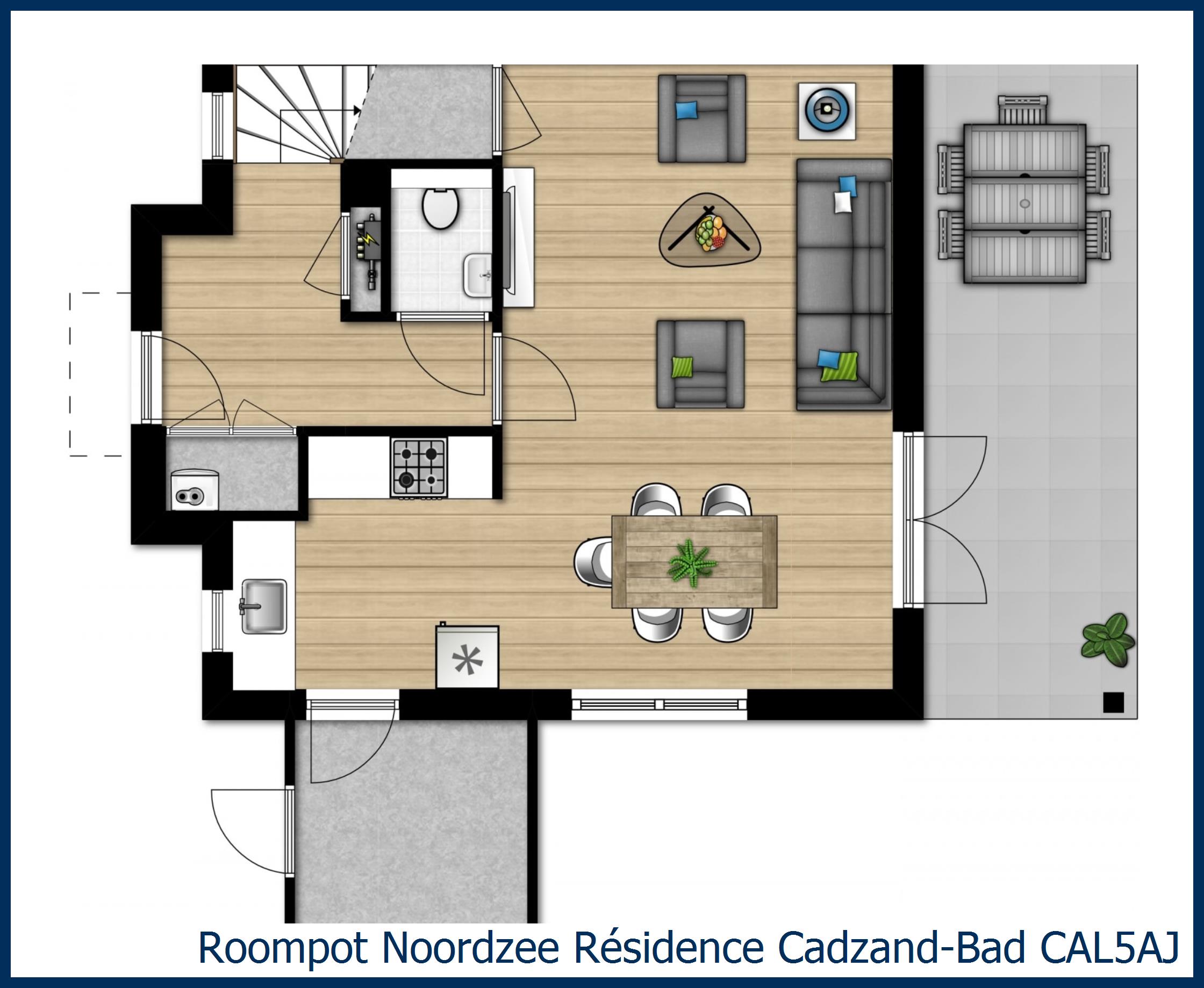 Villa CAL5AJ in Noordzee Résidence Cadzand-Bad