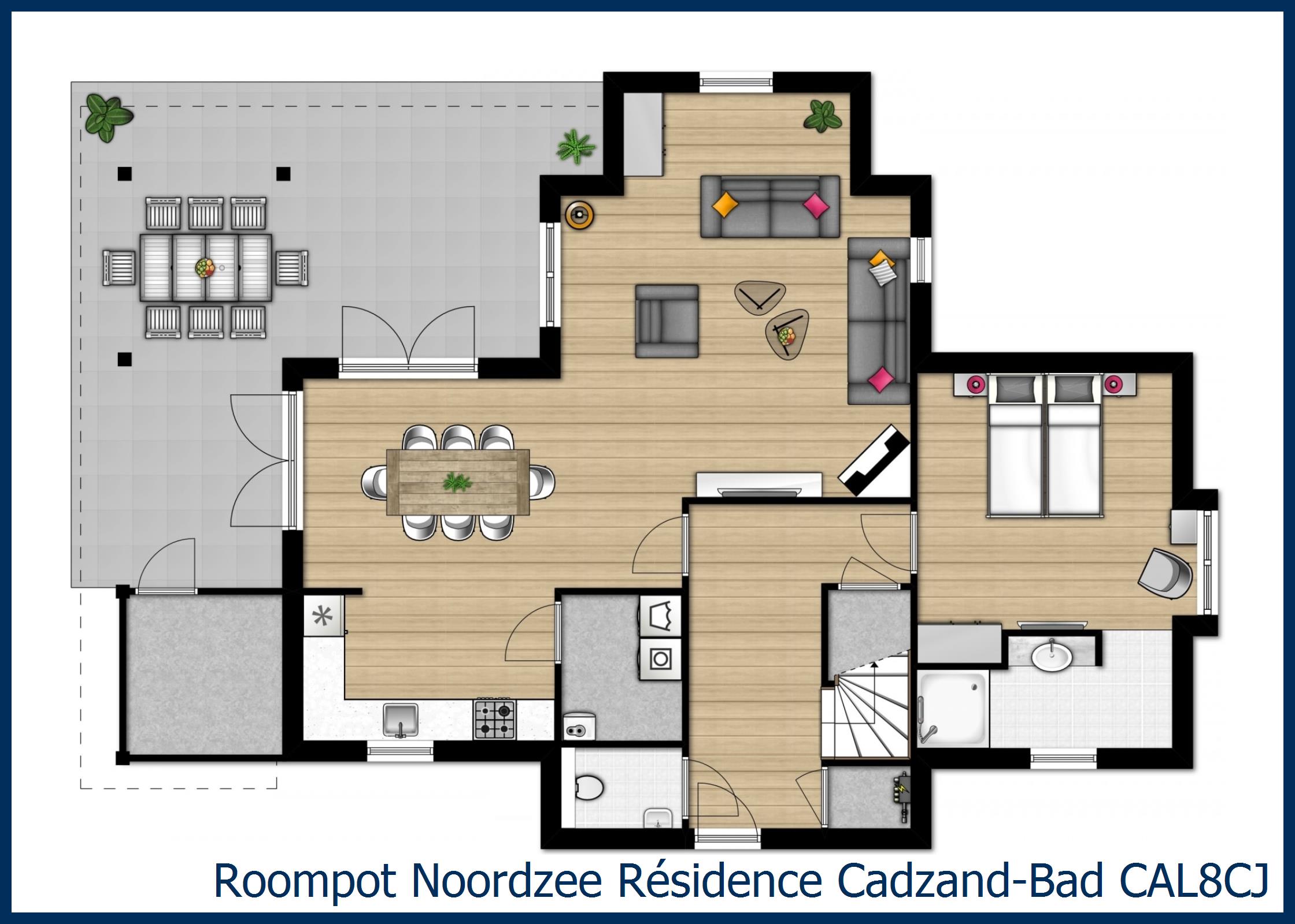 Villa CAL8CJ in Noordzee Résidence Cadzand-Bad