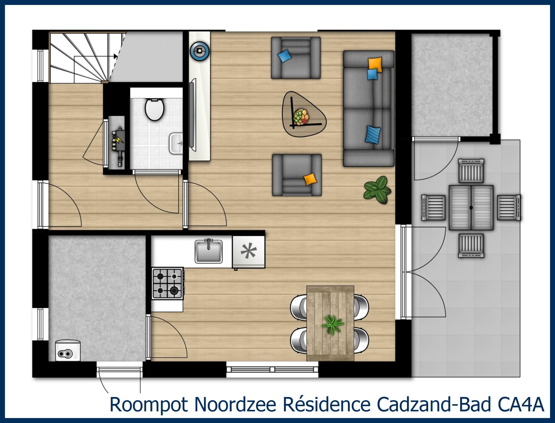 Villa CA4A à Noordzee Résidence Cadzand-Bad