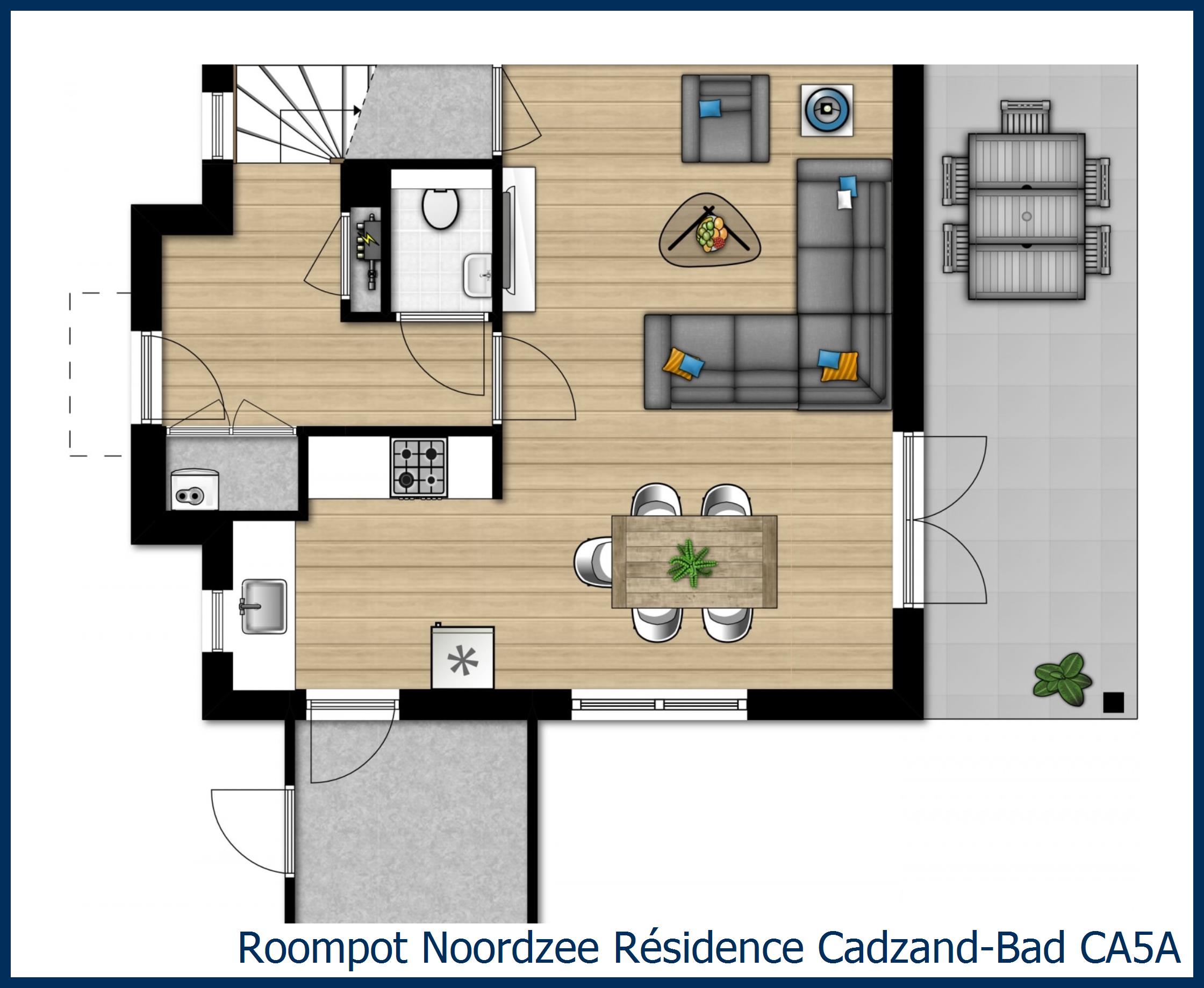 Villa CA5A à Noordzee Résidence Cadzand-Bad