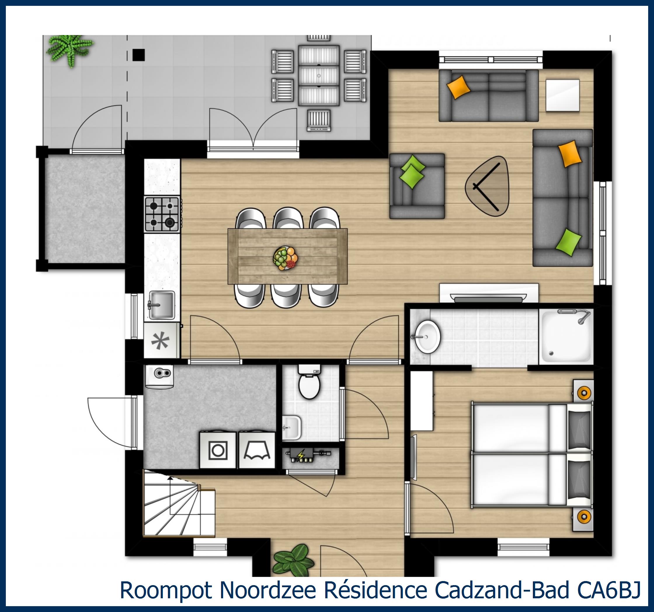 Villa CA6BJ à Noordzee Résidence Cadzand-Bad