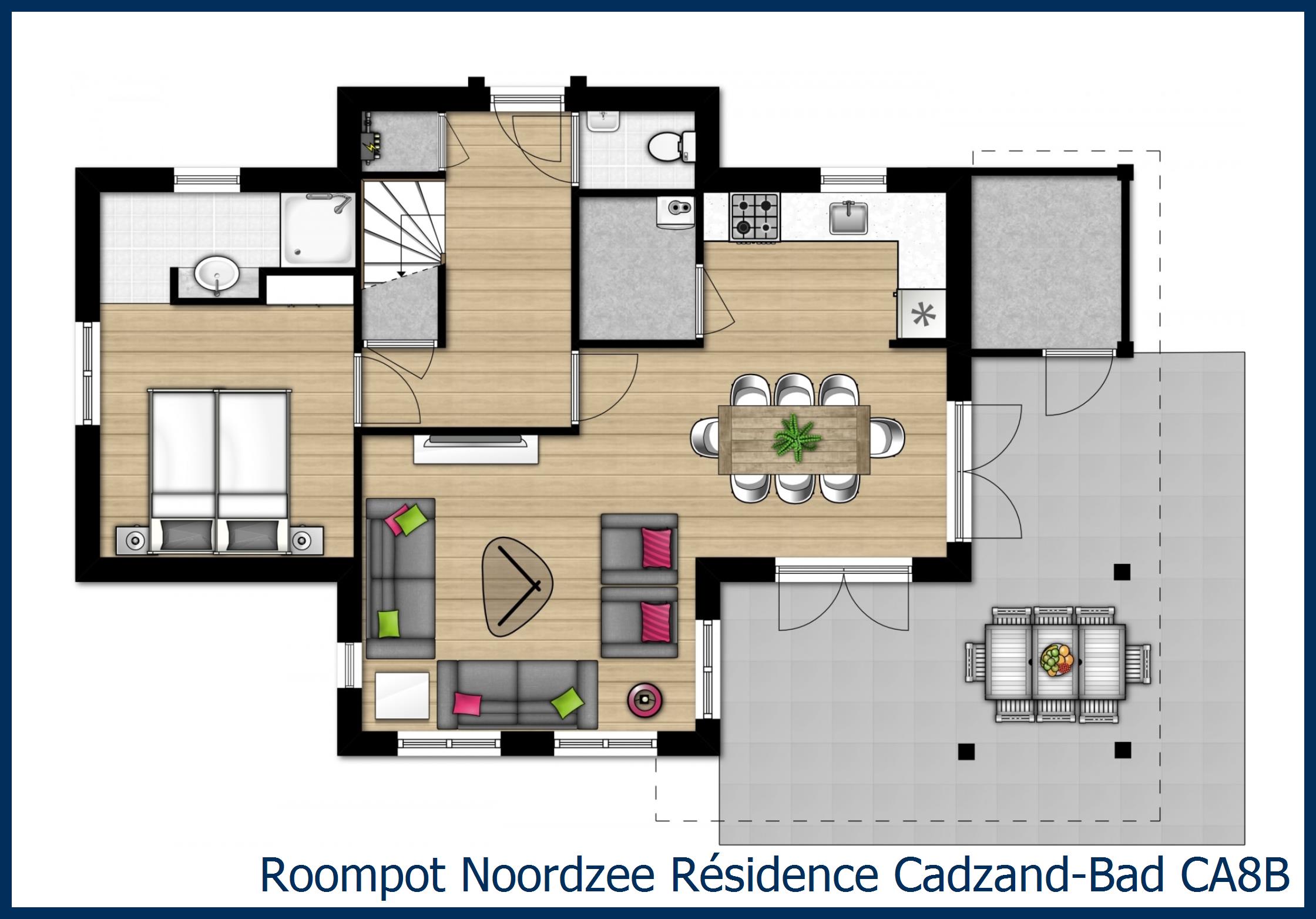 Villa CA8B à Noordzee Résidence Cadzand-Bad