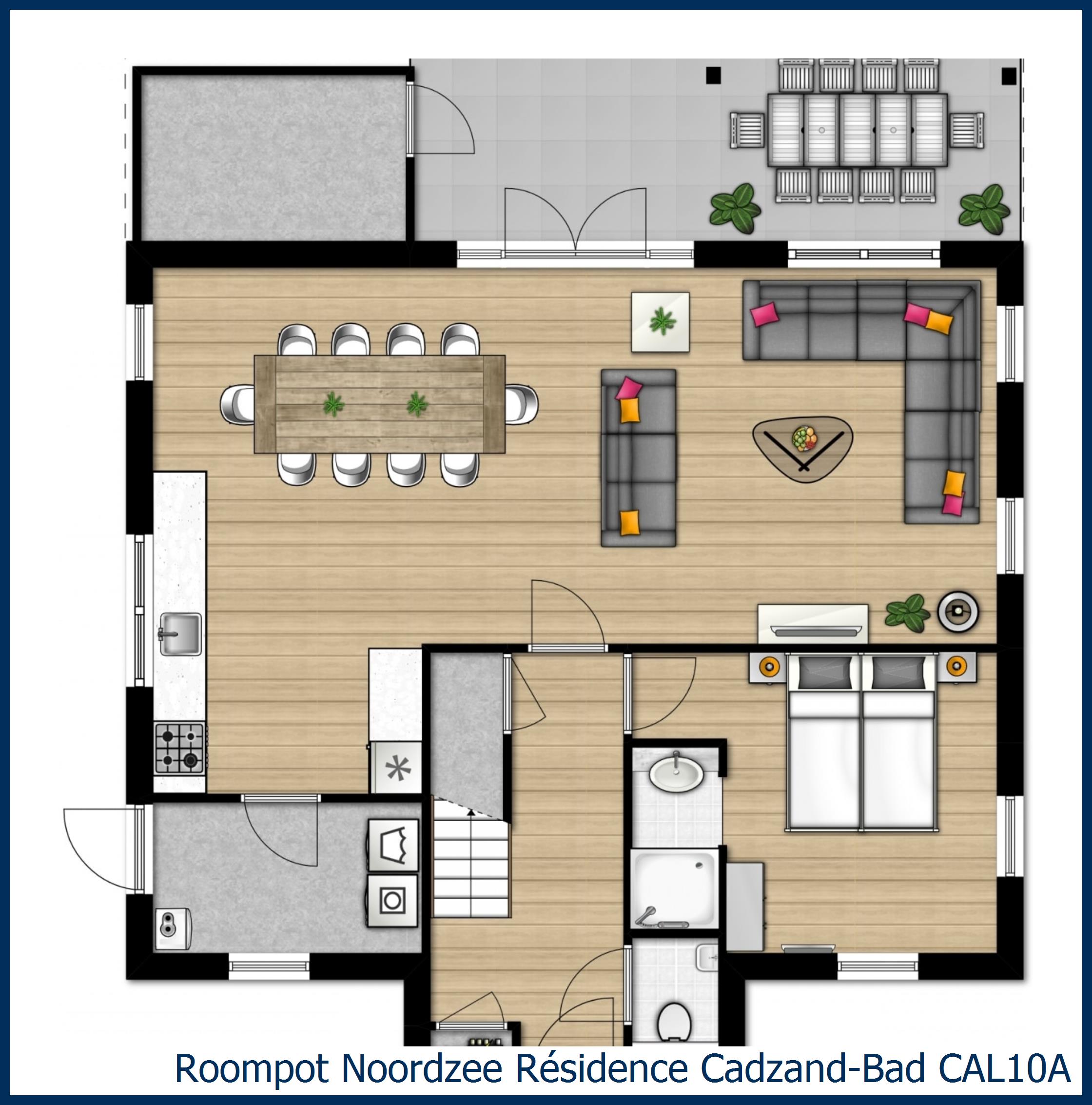 Villa CAL10A à Noordzee Résidence Cadzand-Bad