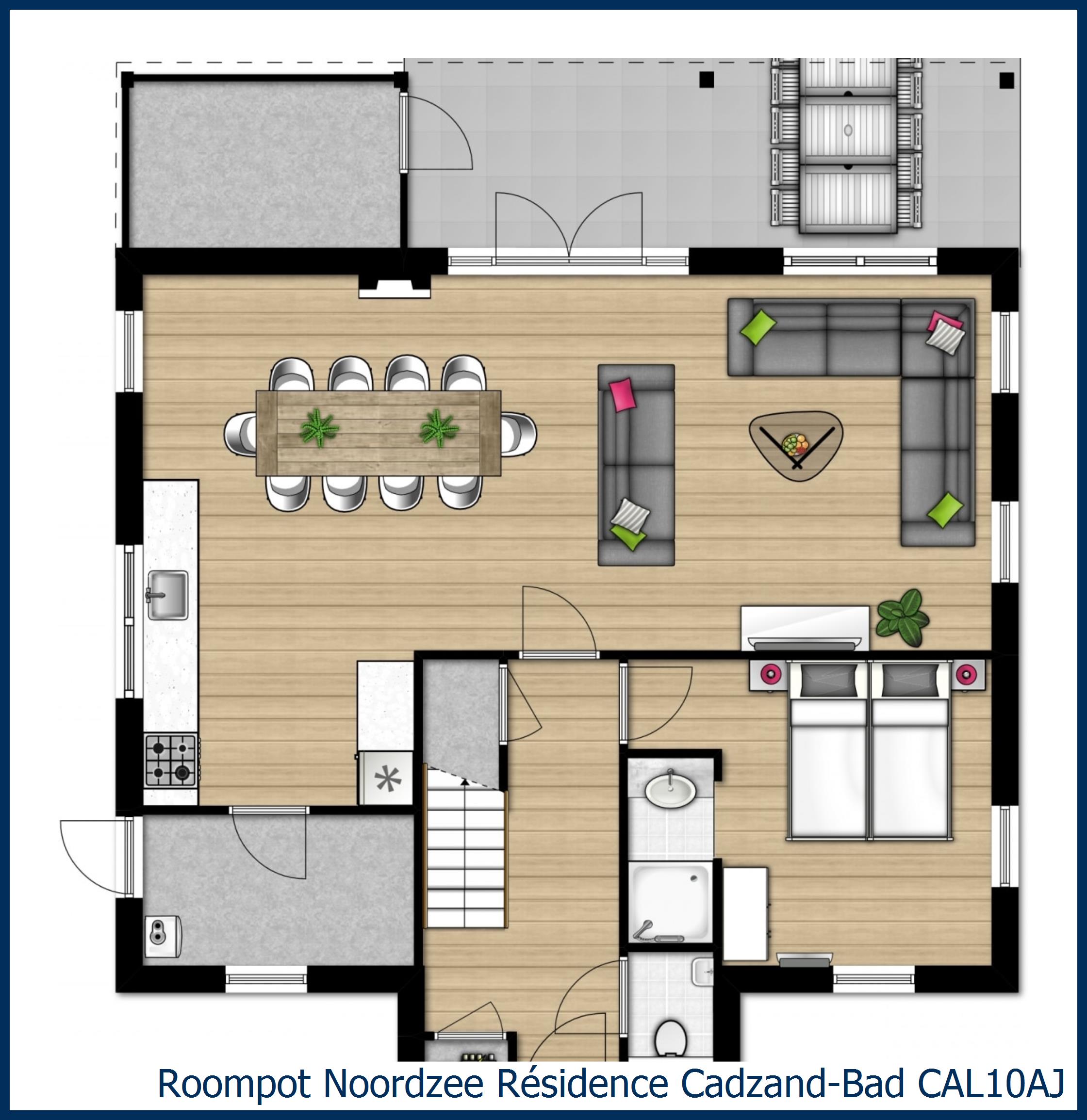 Villa CAL10AJ à Noordzee Résidence Cadzand-Bad