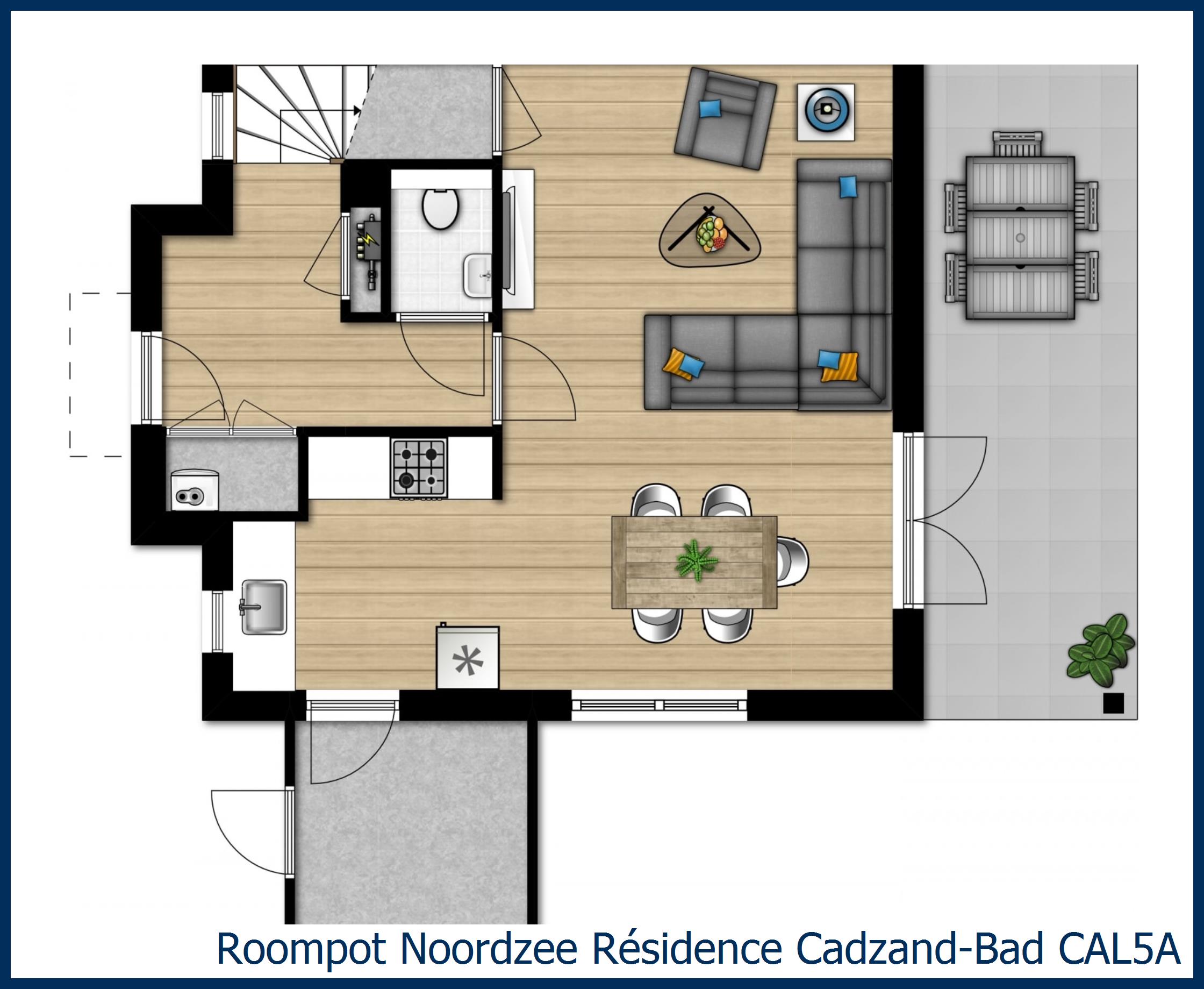 Villa CAL5A à Noordzee Résidence Cadzand-Bad