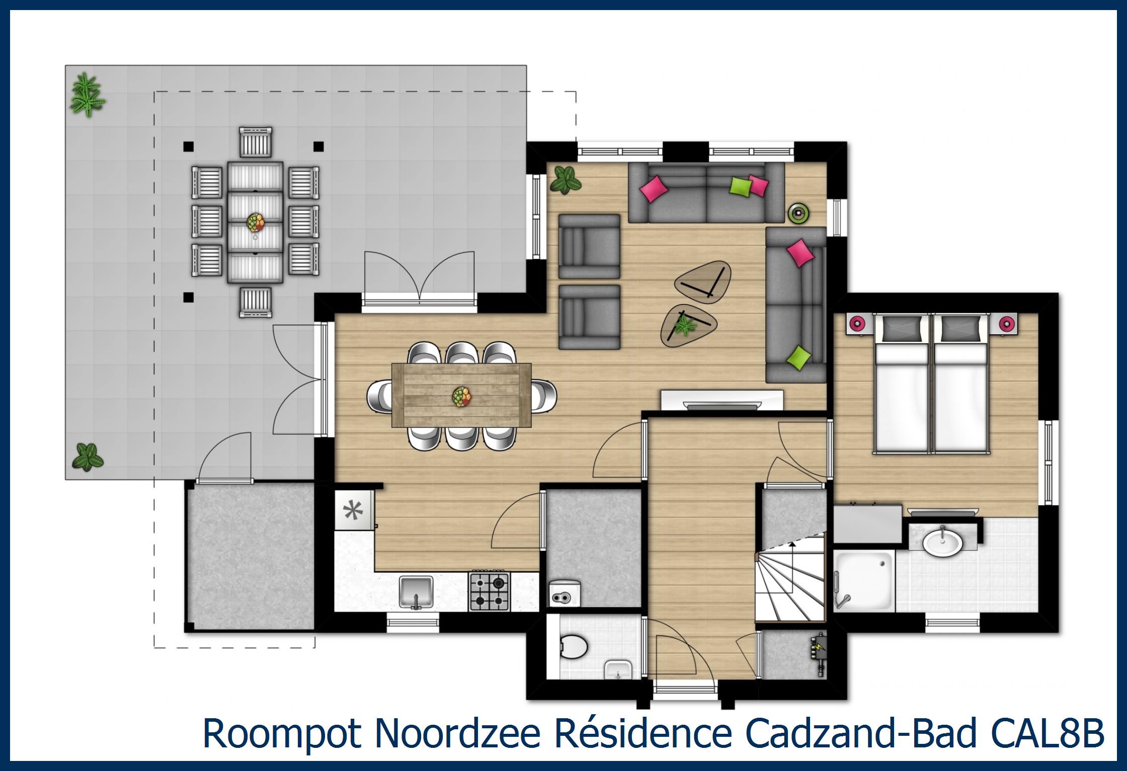 Villa CAL8B à Noordzee Résidence Cadzand-Bad