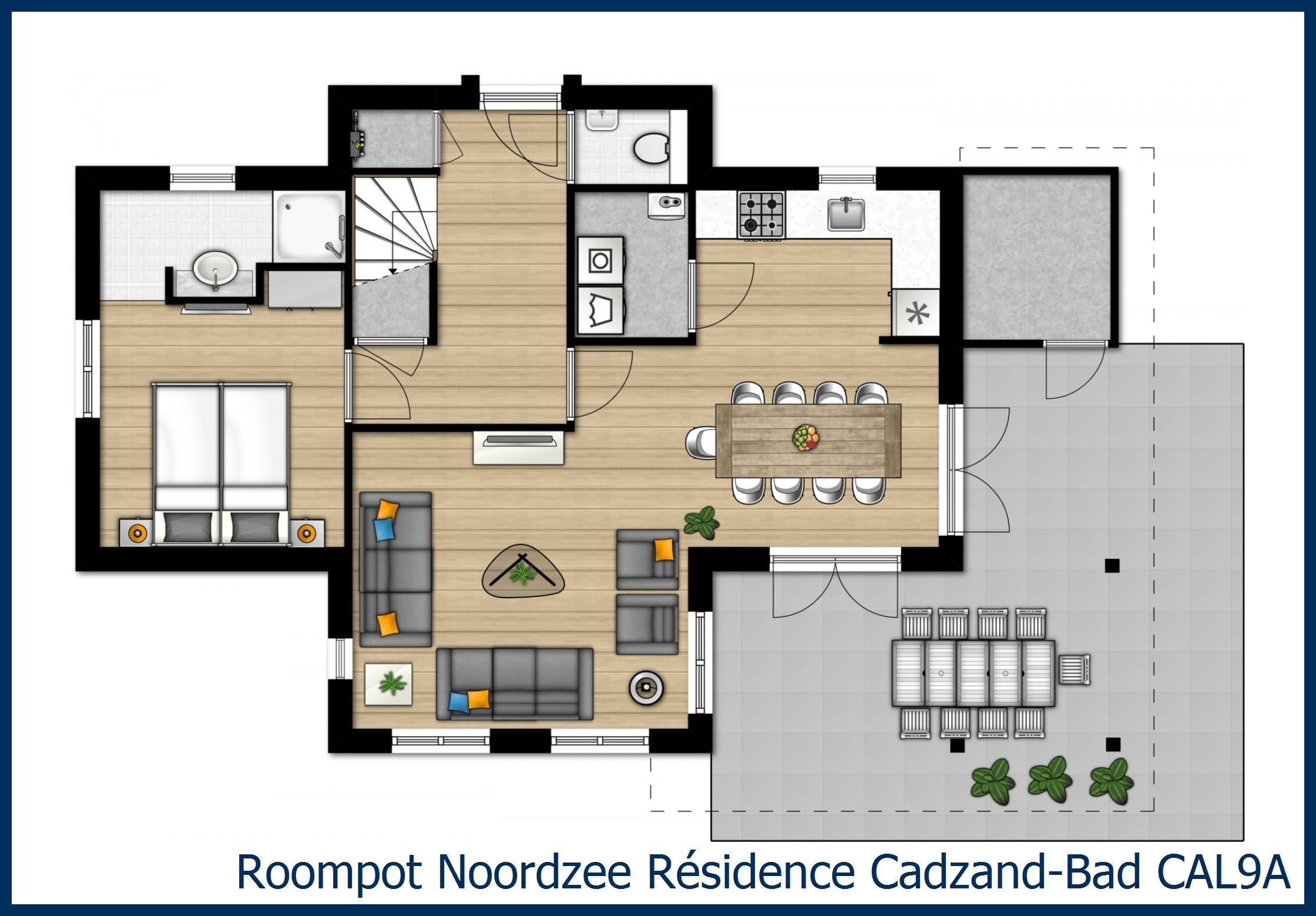 Villa CAL9A à Noordzee Résidence Cadzand-Bad