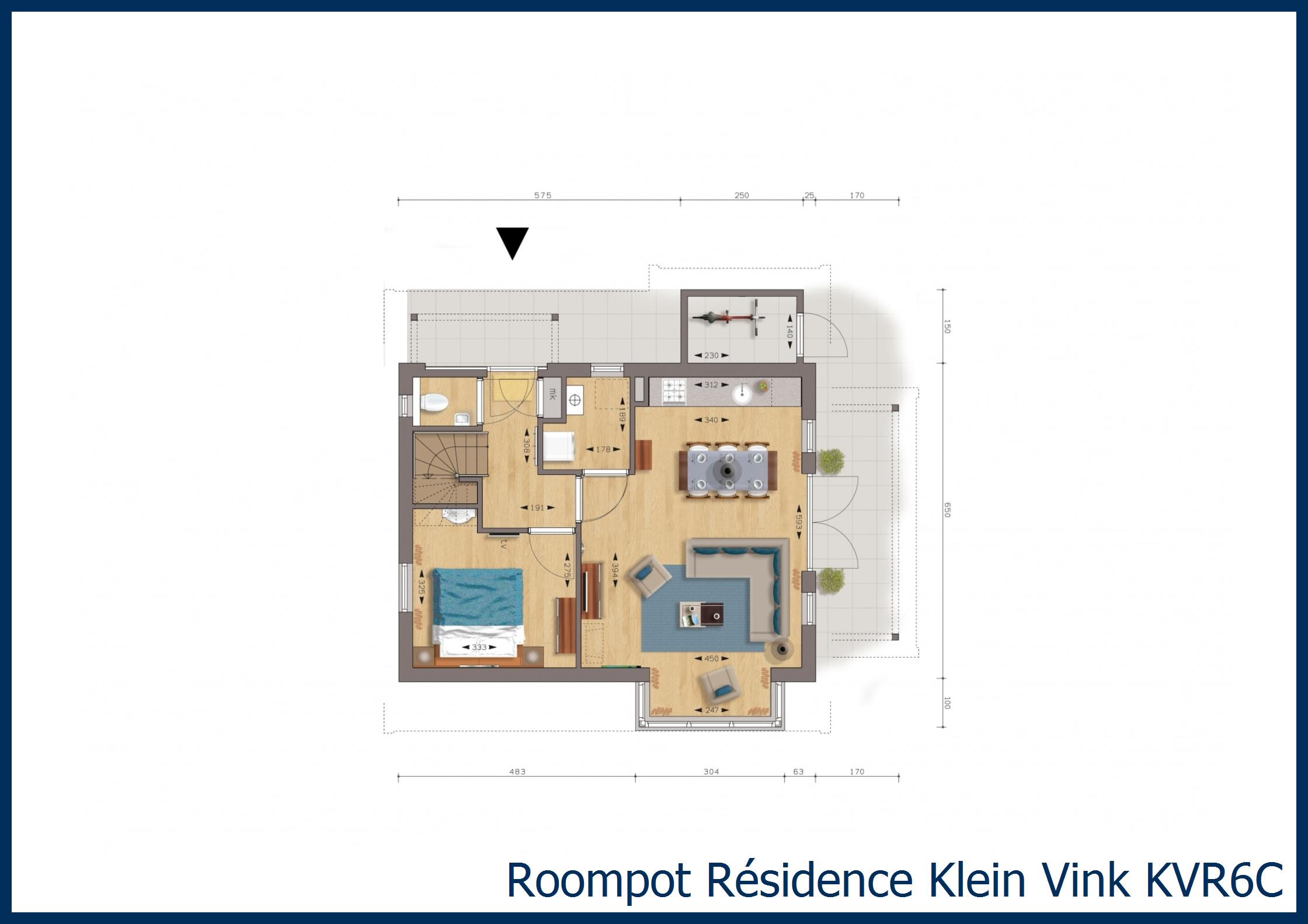 Bungalow KVR6C in Résidence Klein Vink