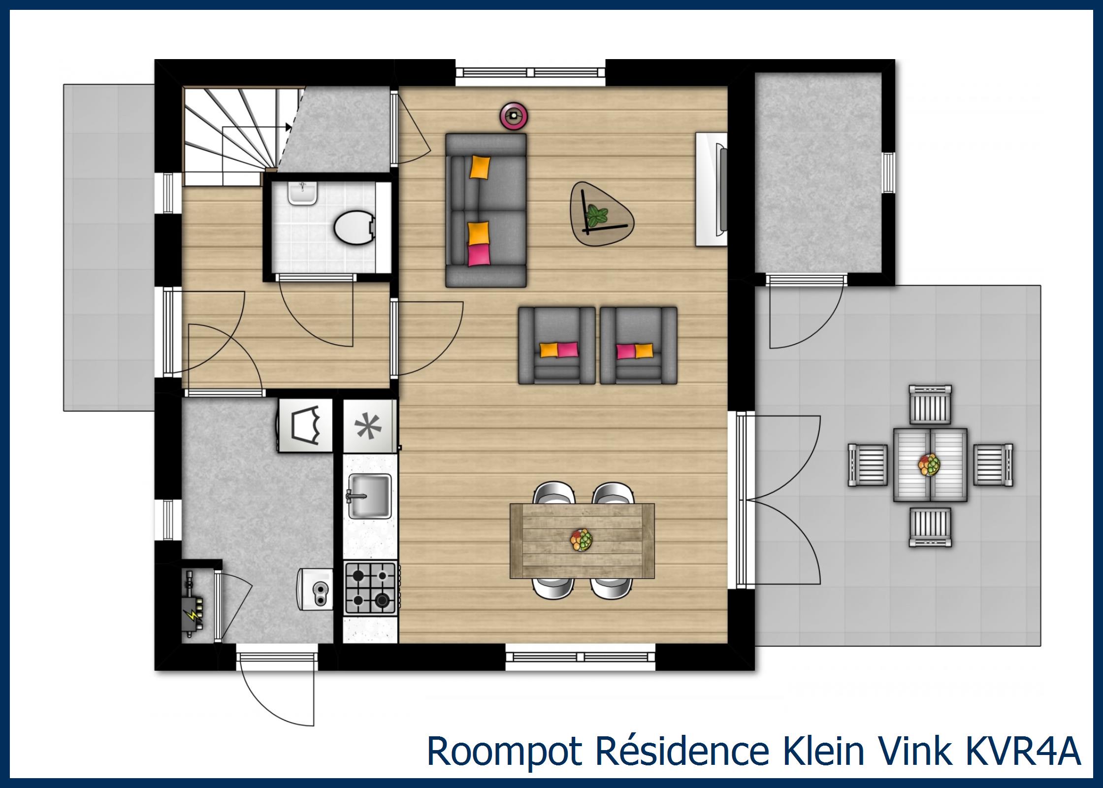 Bungalow KVR4A à Résidence Klein Vink