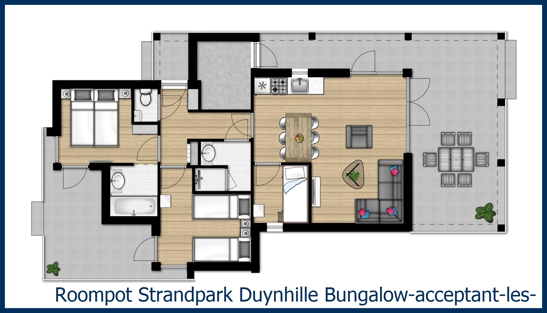 Bungalow acceptant-les-chiens-6C à Strandpark Duynhille