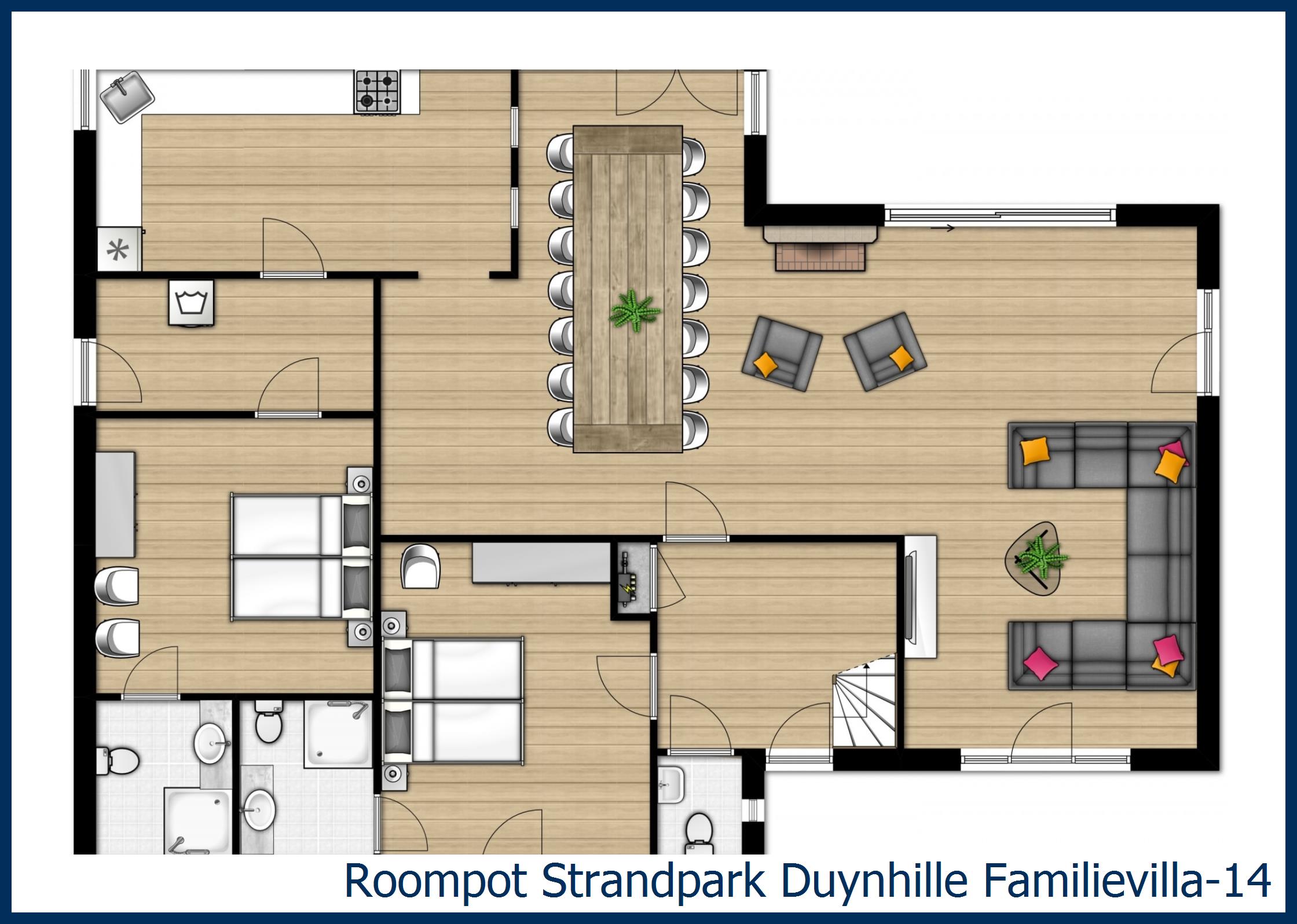 Villa Familievilla-14 à Strandpark Duynhille