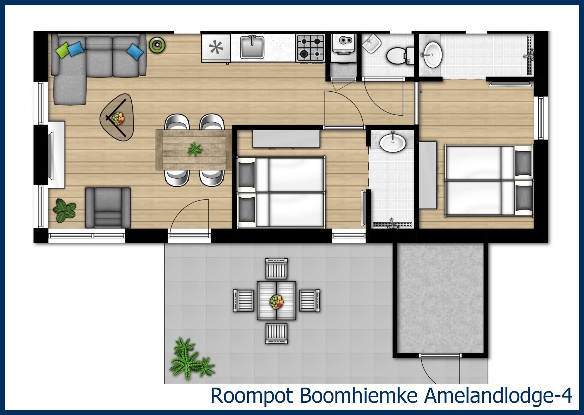 Lodge Amelandlodge-4 in Boomhiemke