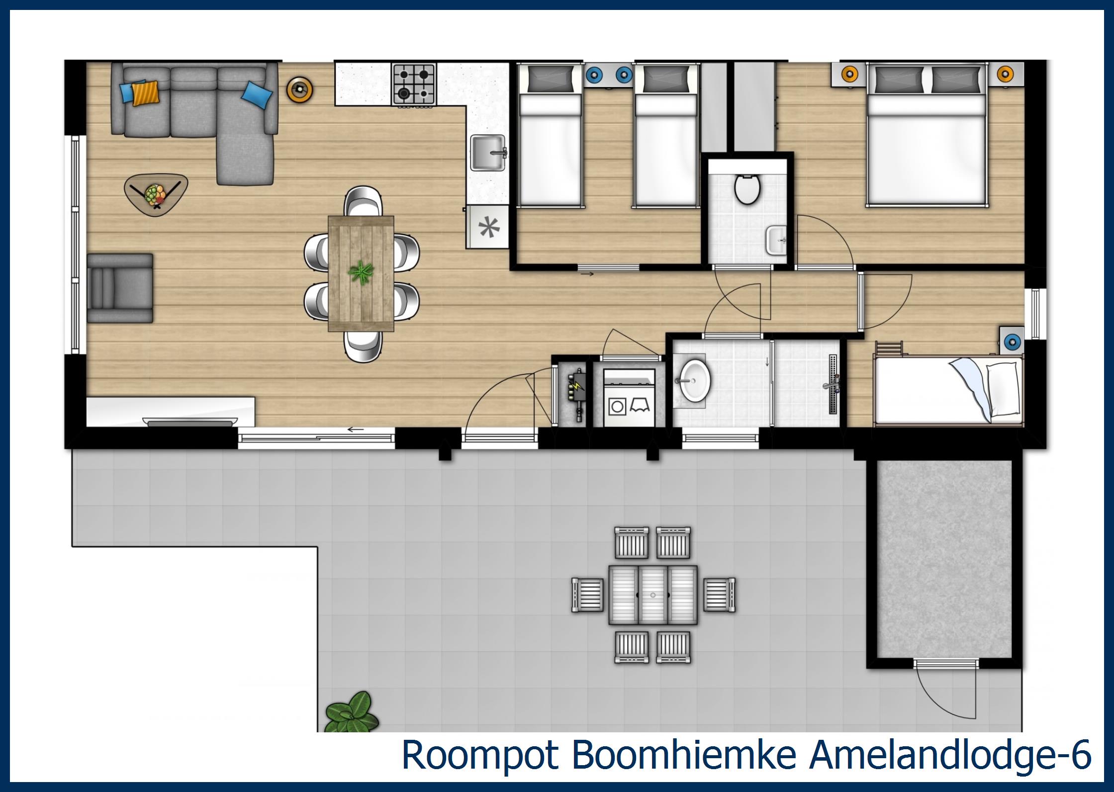 Lodge Amelandlodge-6 in Boomhiemke