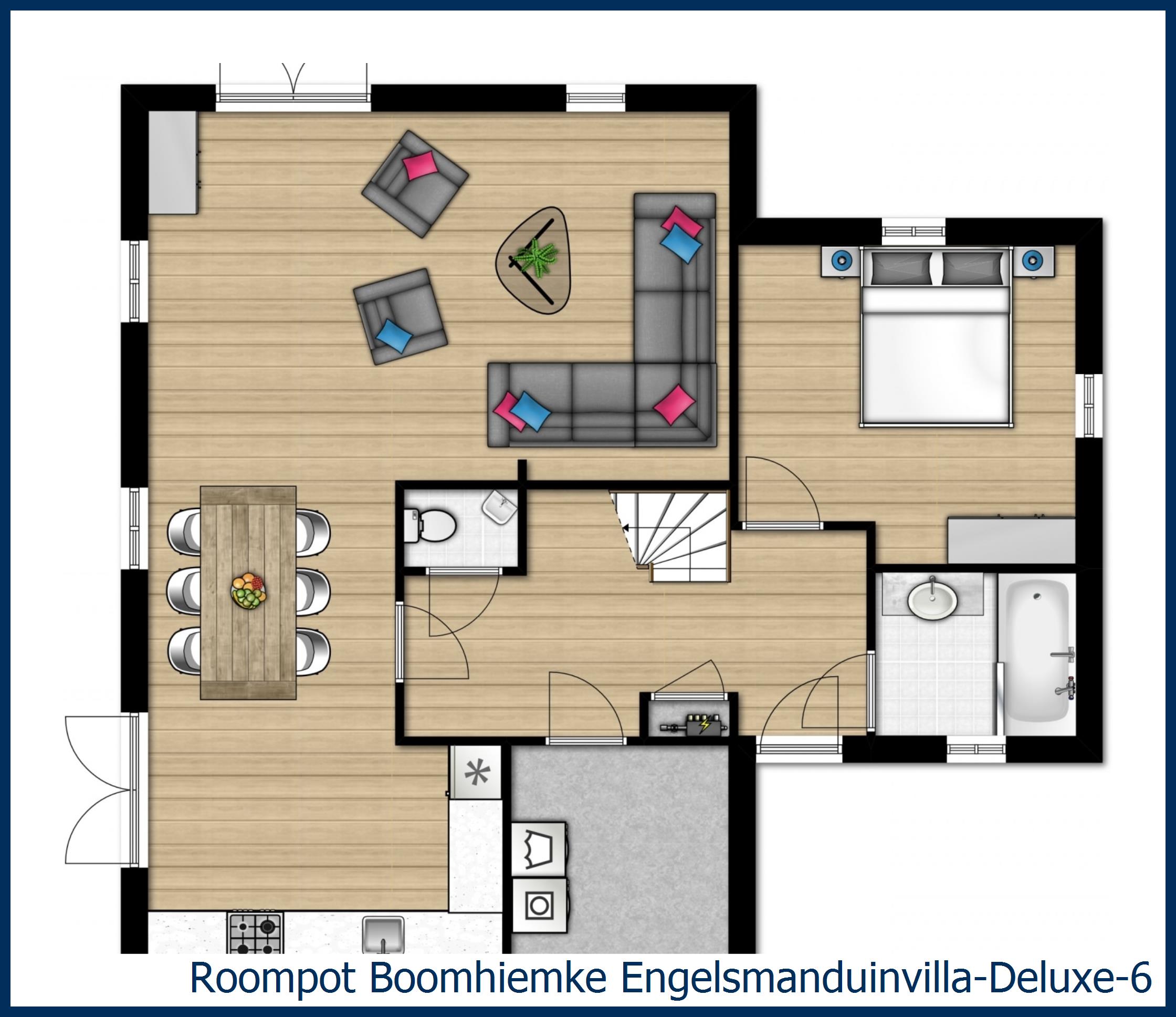 Bungalow Engelsmanduinvilla-Deluxe-6 in Boomhiemke