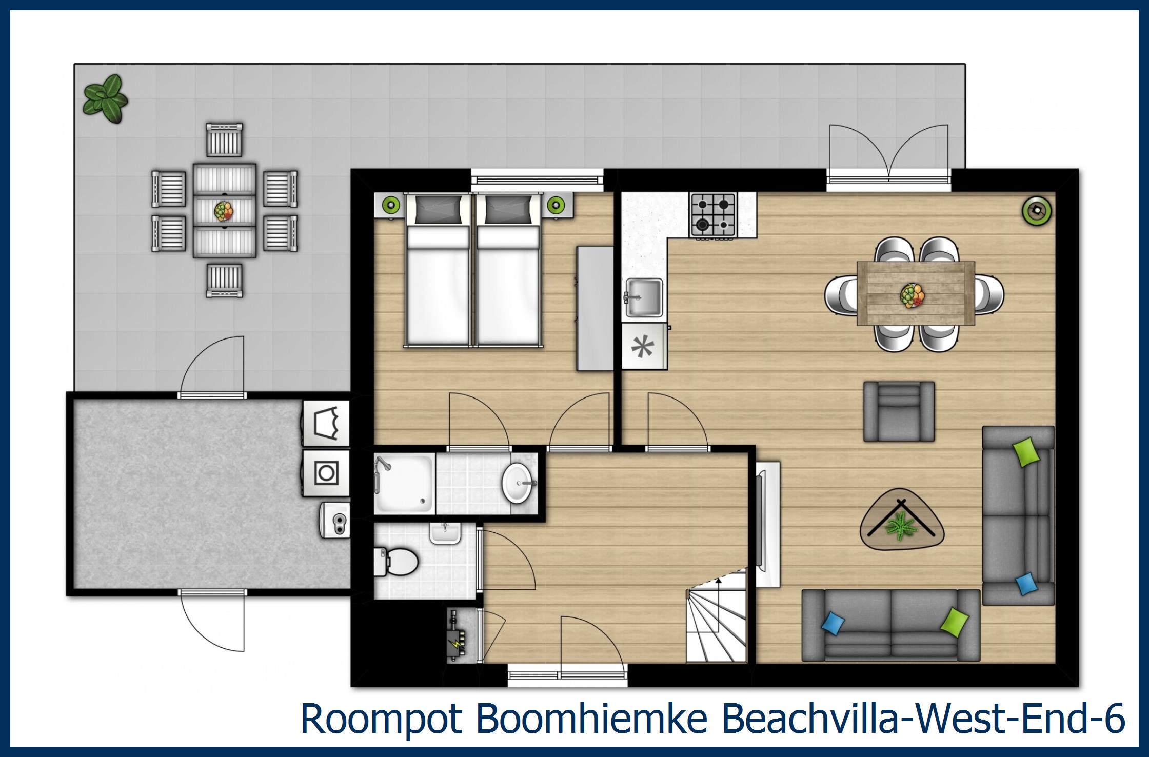 Bungalow Beachvilla-West-End-6 à Boomhiemke