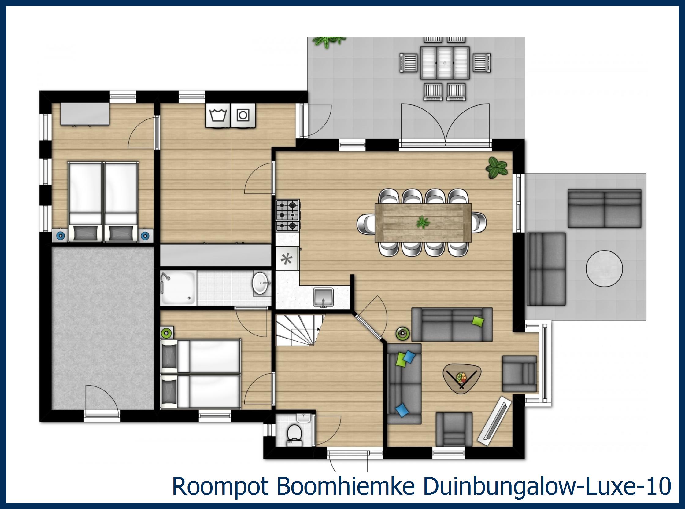 Bungalow Duin-Luxe-10 à Boomhiemke