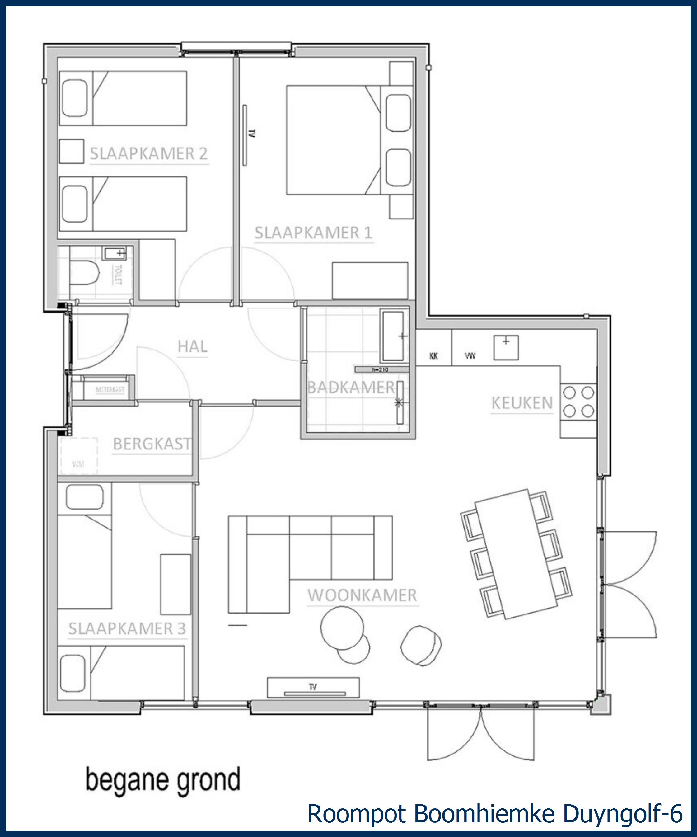 Bungalow Duyngolf-6 à Boomhiemke