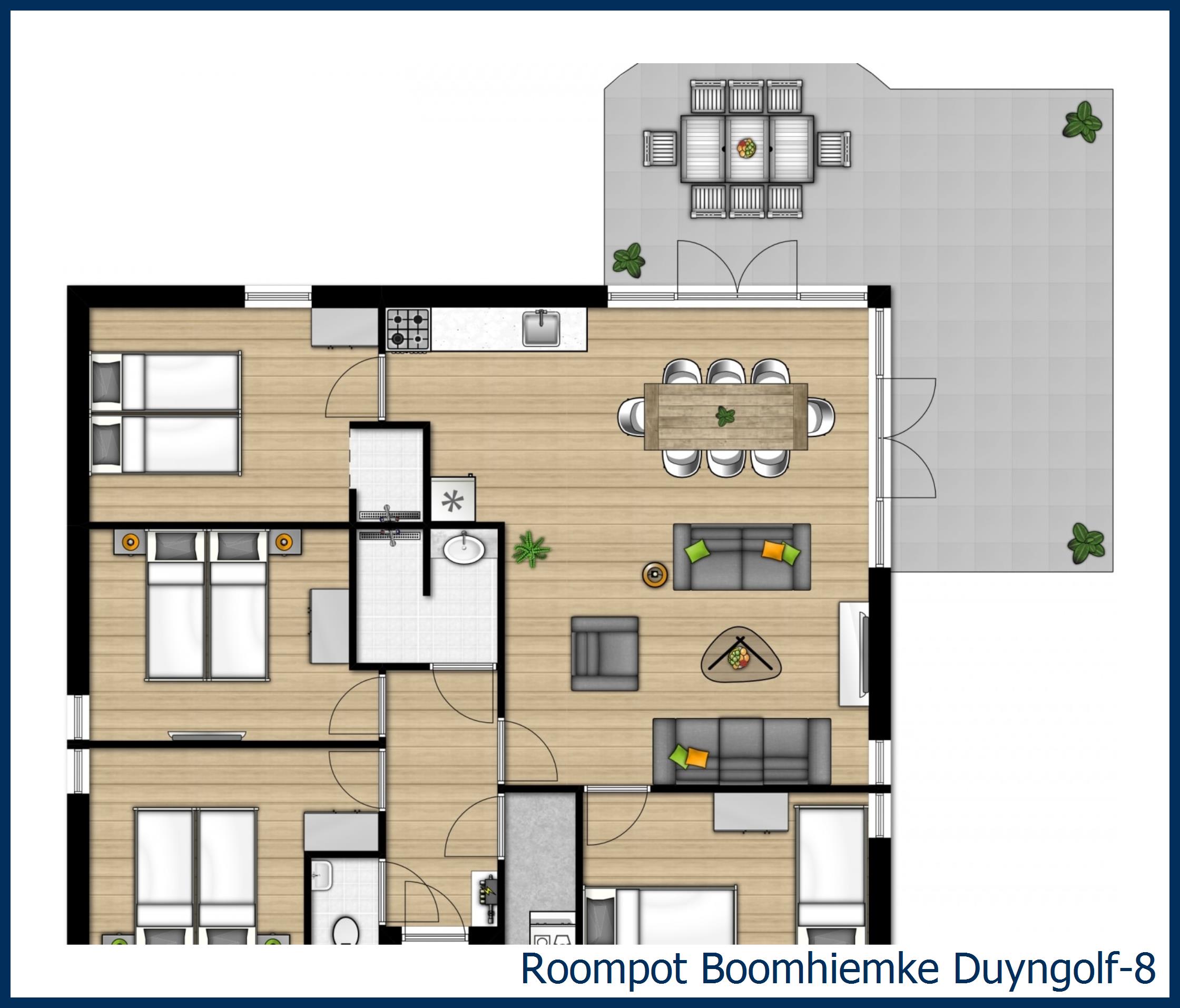 Bungalow Duyngolf-8 à Boomhiemke