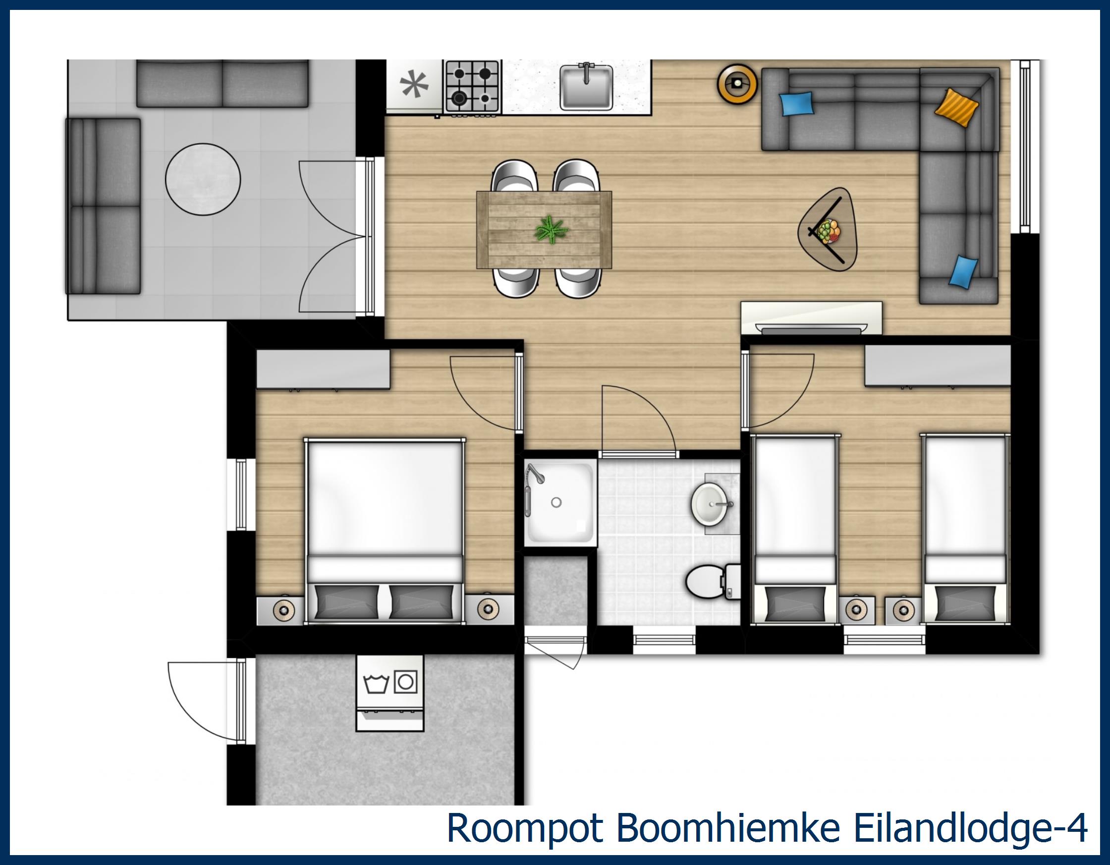 Pavillon Eilandlodge-4 à Boomhiemke