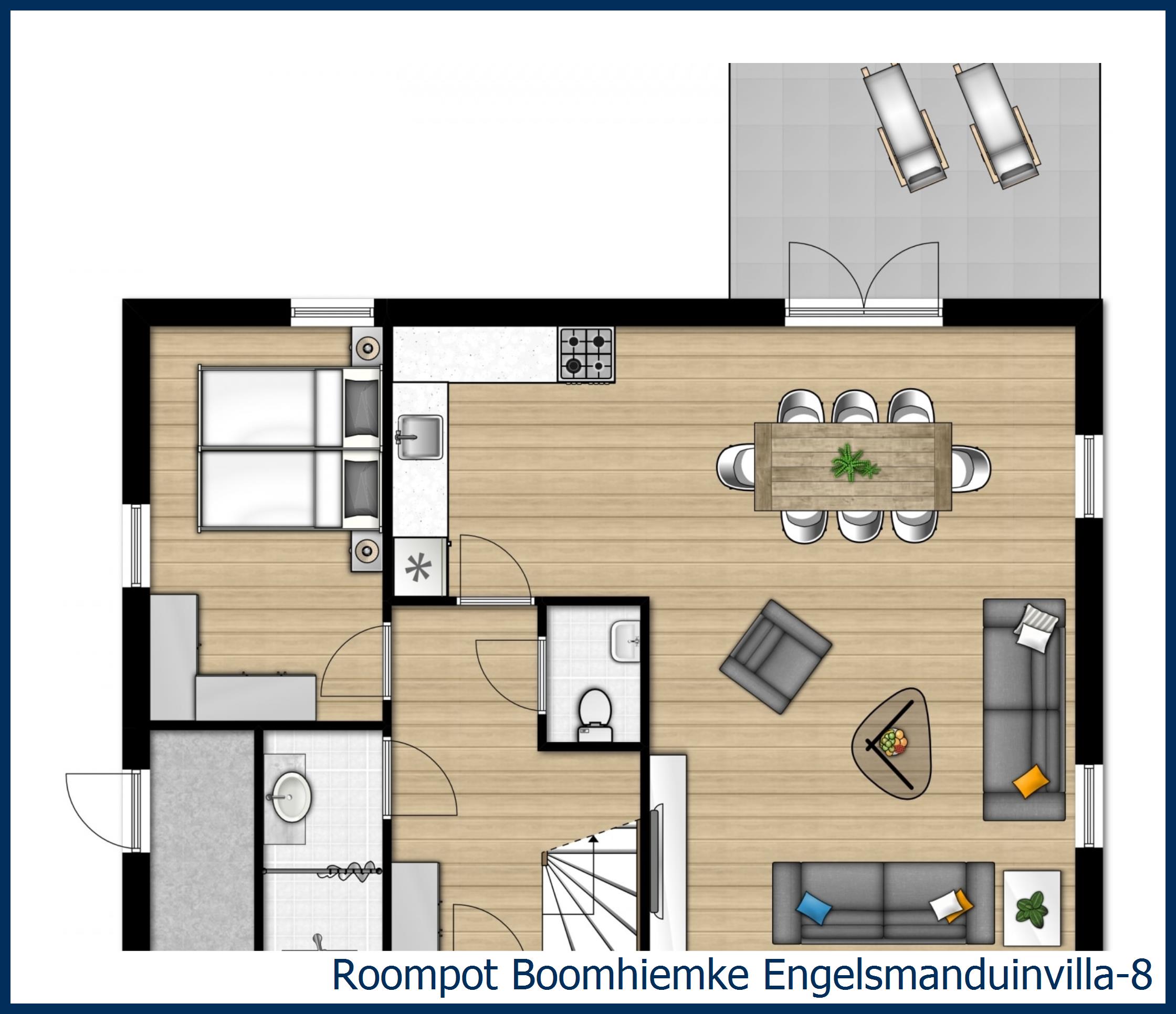 Bungalow Engelsmanduinvilla-8 à Boomhiemke